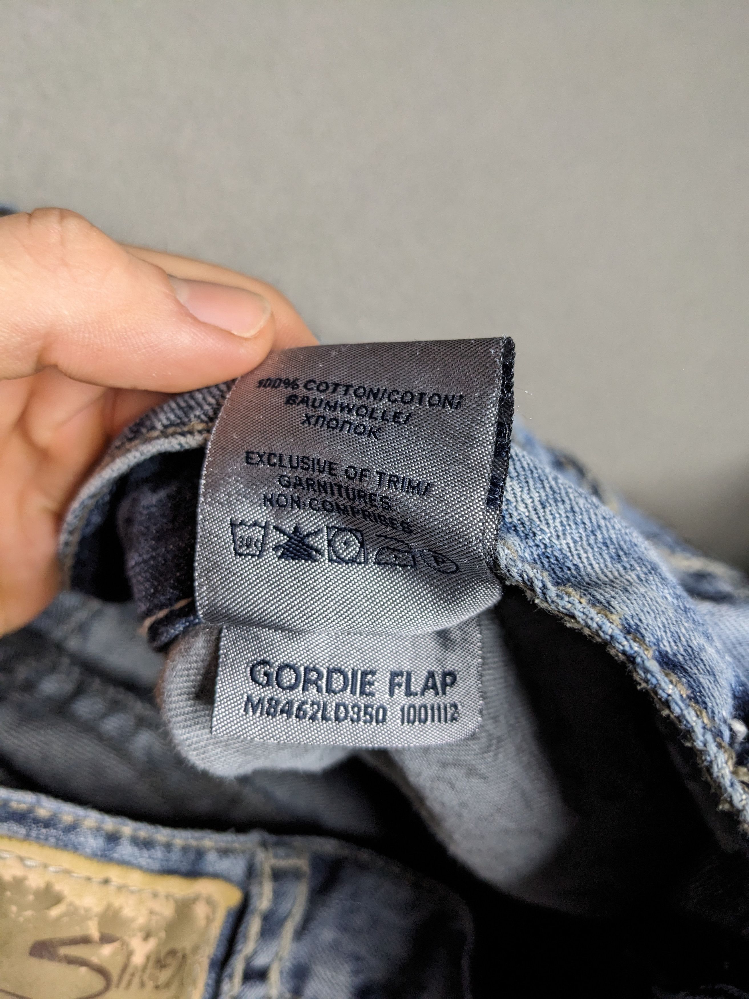 Silver Jeans Co. VTG Silver Jeans 35x33 Grodie Flap Thick Stitch Denim Y2K Size US 35 - 14 Thumbnail