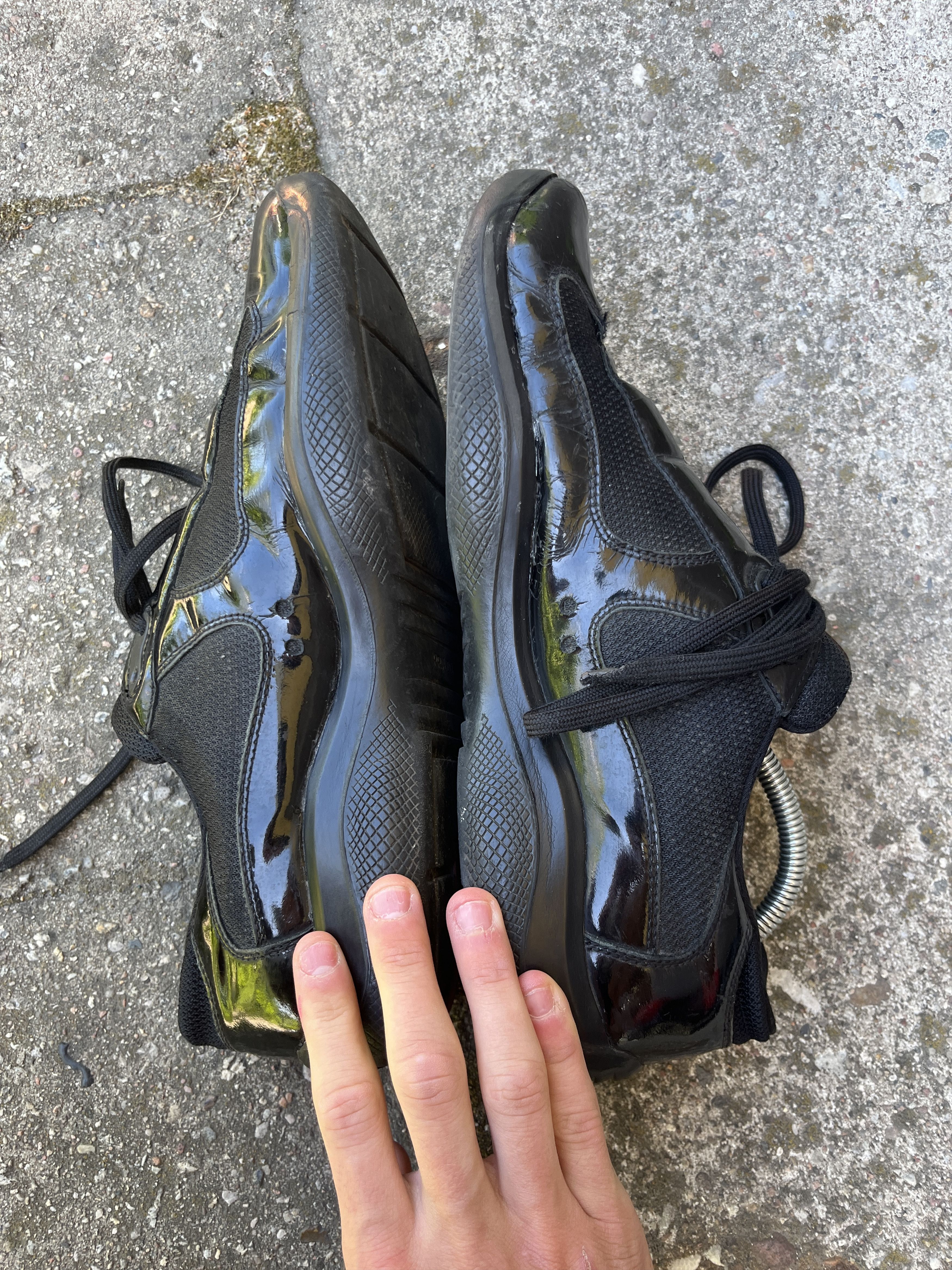 Prada prada americas cup OG version patent shoes Size US 12 / EU 45 - 5 Thumbnail
