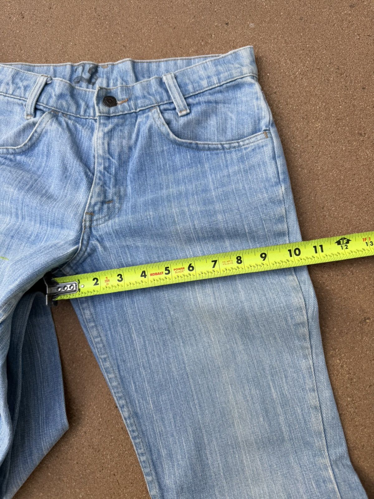 Levi's Vtg 80’s Levi’s 784 Orange Tab Bellbottom Flare Jeans 29x30 Size 29" - 13 Thumbnail