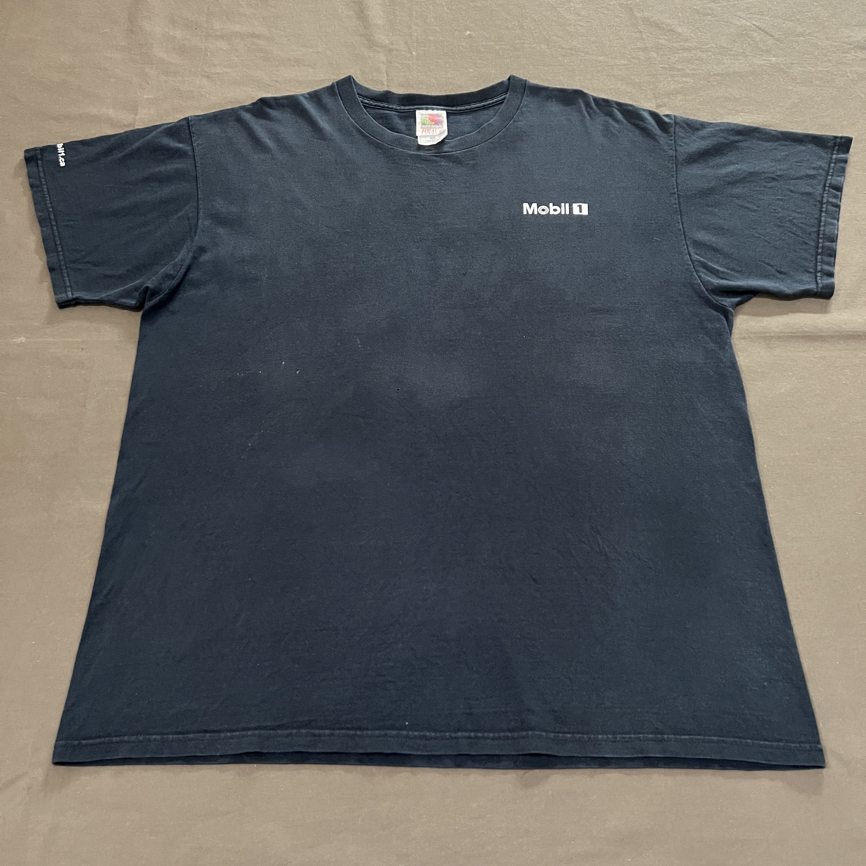 Ferrari Vintage Mobile West McLaren Mercedes F1 Formula 1 Promo Tee Size US XL / EU 56 / 4 - 6 Thumbnail