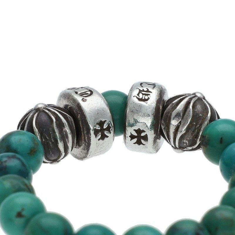 Chrome Hearts Chrome Hearts Turquoise Bead Silver Ring Size ONE SIZE - 4 Thumbnail
