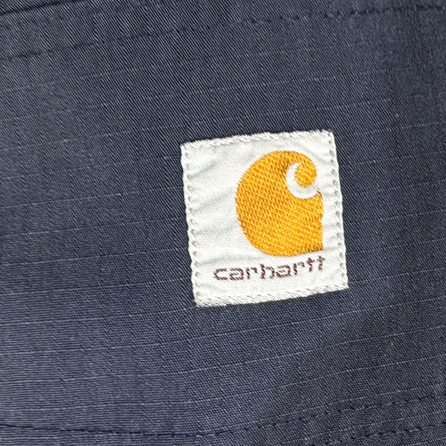 Carhartt Carhartt Pants Mens 29x30 Navy Relaxed Fit Ripstop Work Pockets 74533-20 Size US 29 - 5 Thumbnail