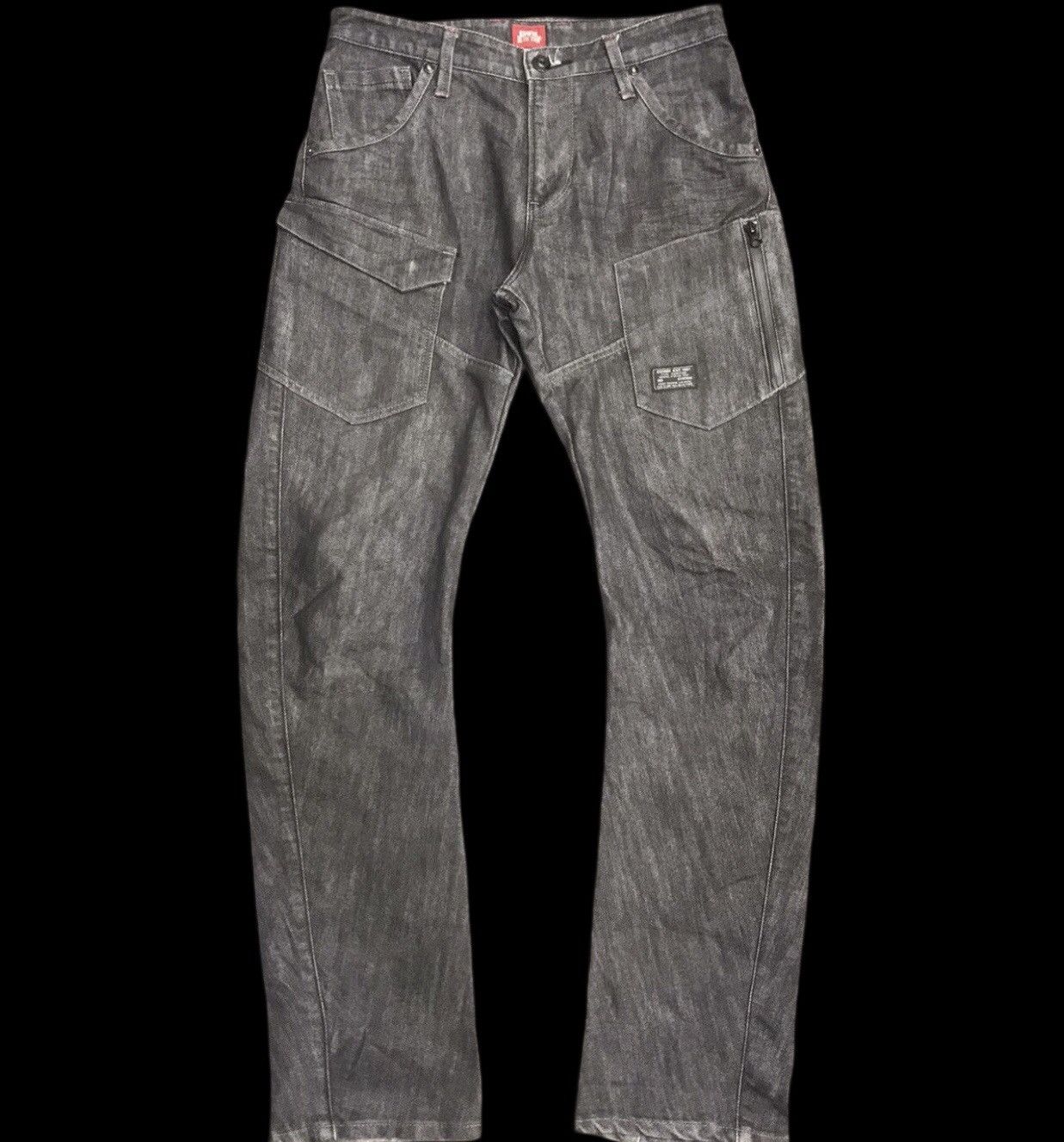 Edwin EDWIN BLUE TRIP 3D Design Curved Legs Multipockets Jeans Size US 31 - 2 Thumbnail