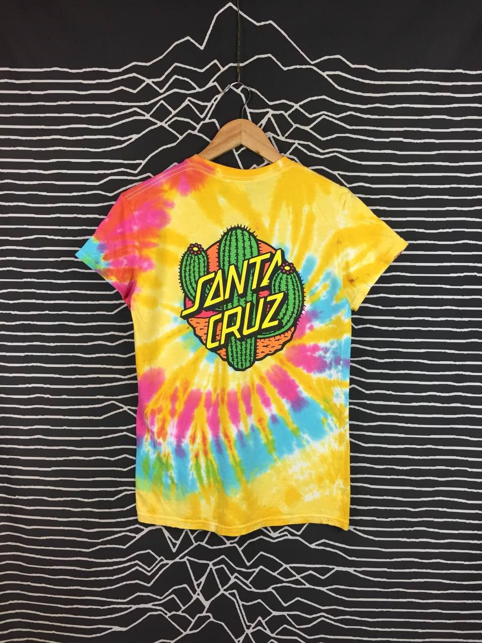 Santa Cruz Skateboards Santa Cruz NHS Skateboards Cactus Dot Logo Tie-Dye Tee Size US S / EU 44-46 / 1 - 2 Thumbnail