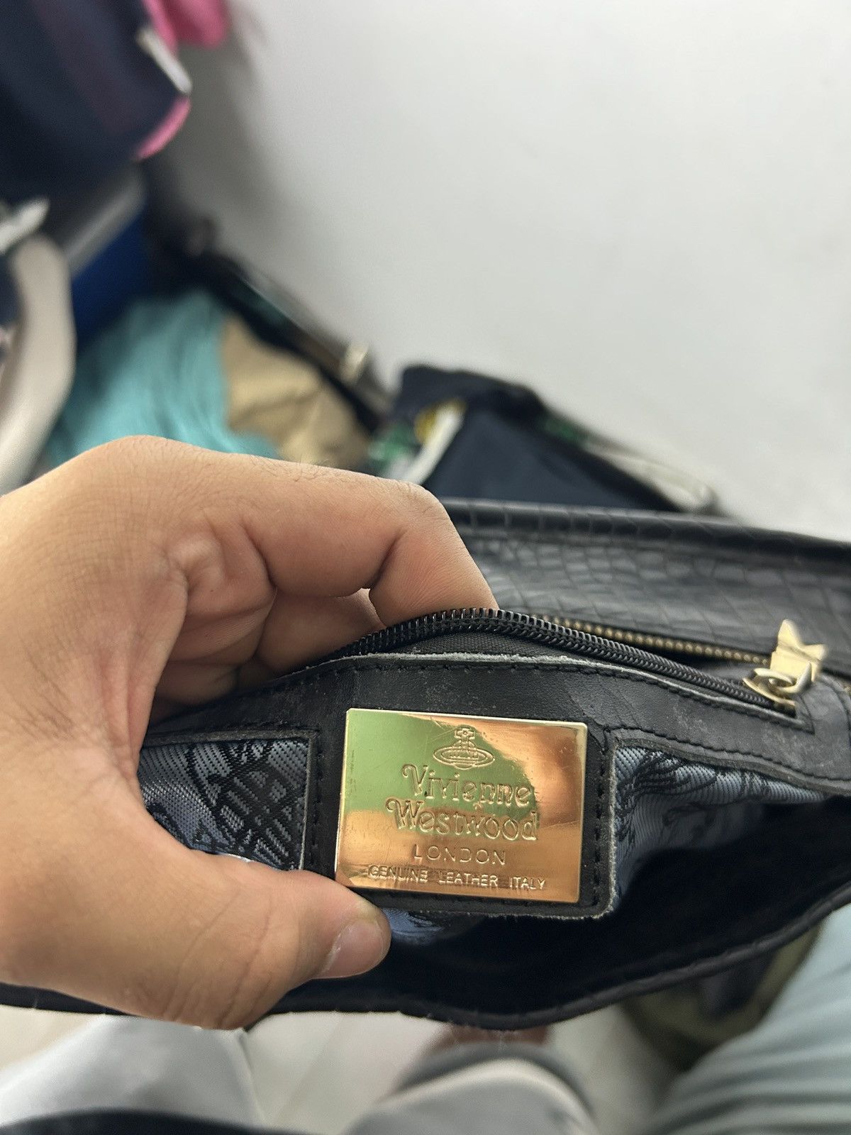 Vivienne Westwood Vivienne Westwood Black Leather Bag Size ONE SIZE - 10 Thumbnail
