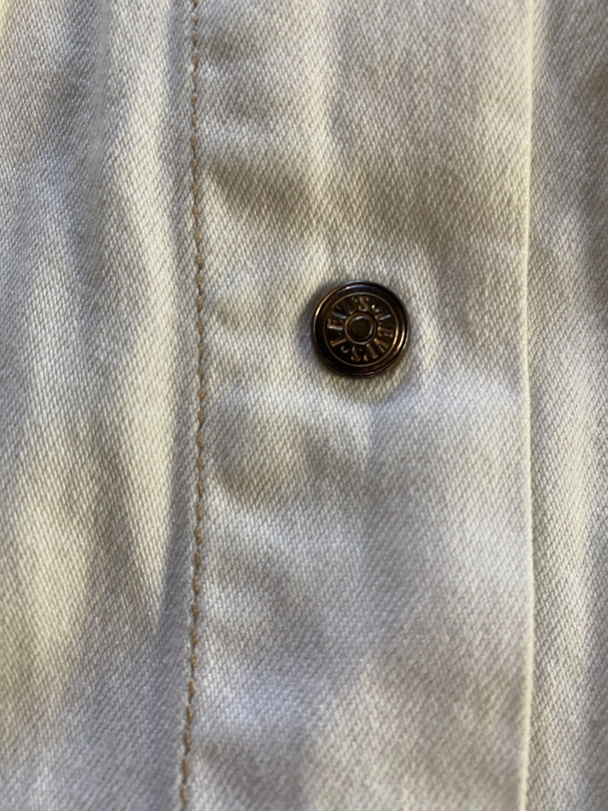 Levi's Vintage 90’s Levi’s Women’s White Long Sleeve Snap Button Up Size M / US 6-8 / IT 42-44 - 10 Thumbnail