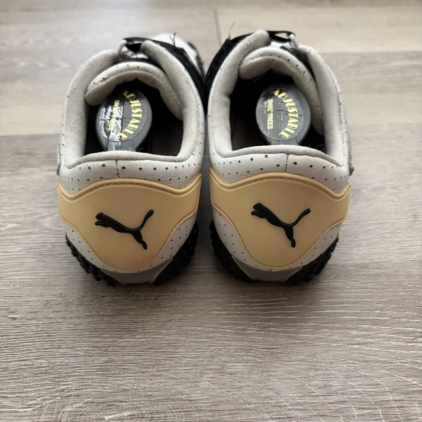 Puma Vintage Puma Mostro Sz 9.5 White Perf Leather Womens Sneaker Size US 9.5 / IT 39.5 - 5 Thumbnail