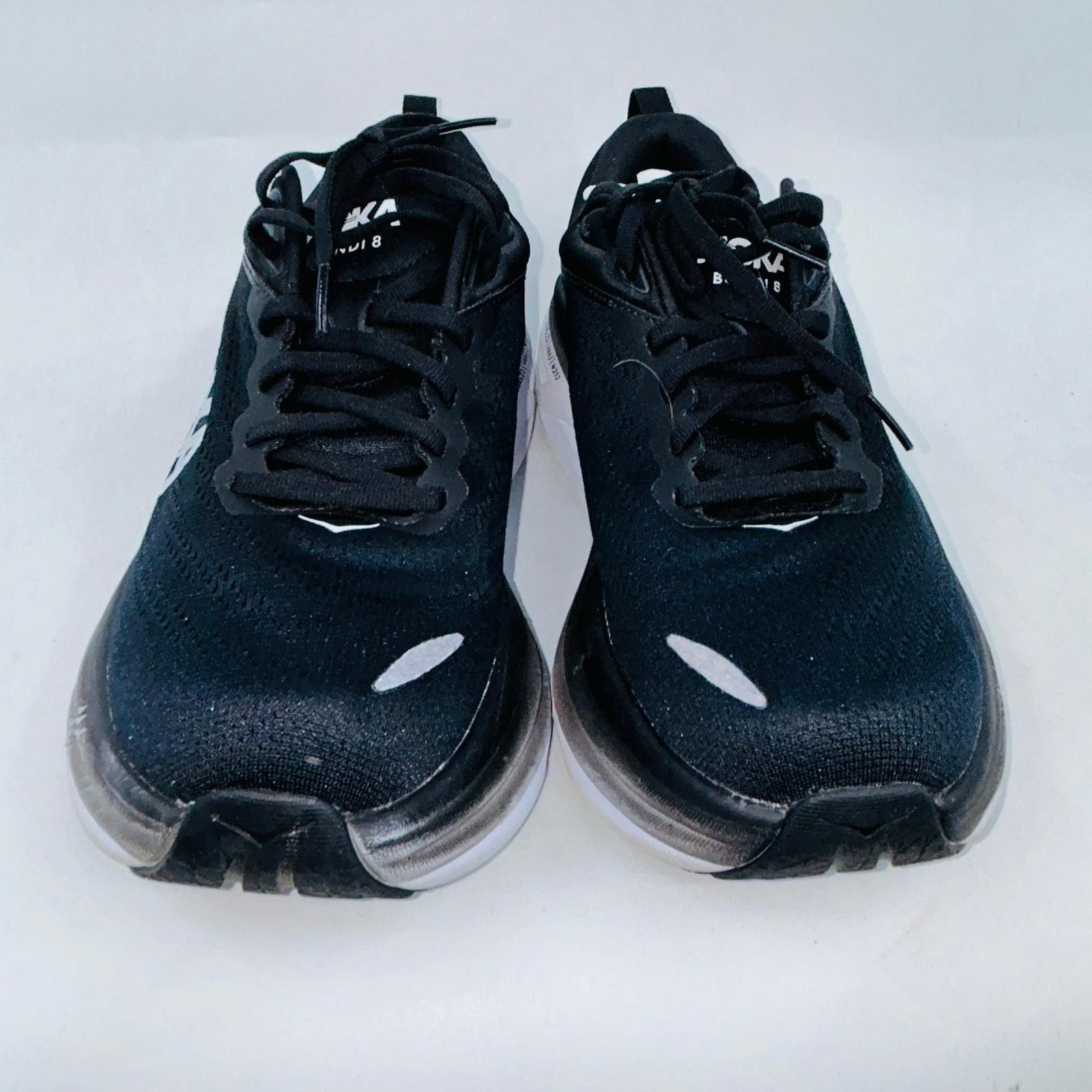 Hoka HOKA WOMEN'S BONDI8 WHITE-BLACK MESH RUNNING SHOES SIZE 9.5B Size US 9.5 / IT 39.5 - 2 Thumbnail