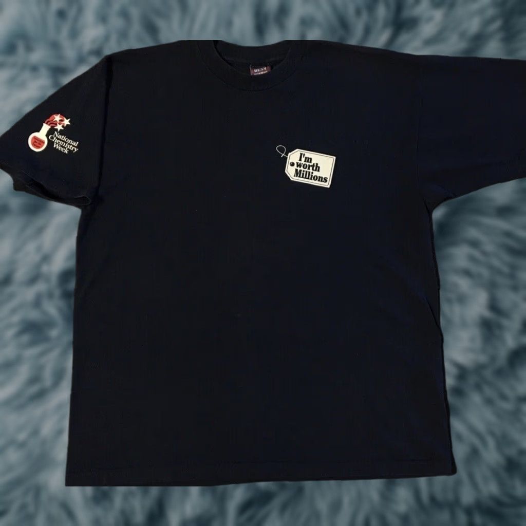 Vintage VINTAGE 90s National Chemistry Week Faded Shirt XL Blue Graphic Tee Mens Chemistry Humor Scientist 80s Grunge Size US XL / EU 56 / 4 - 1 Thumbnail