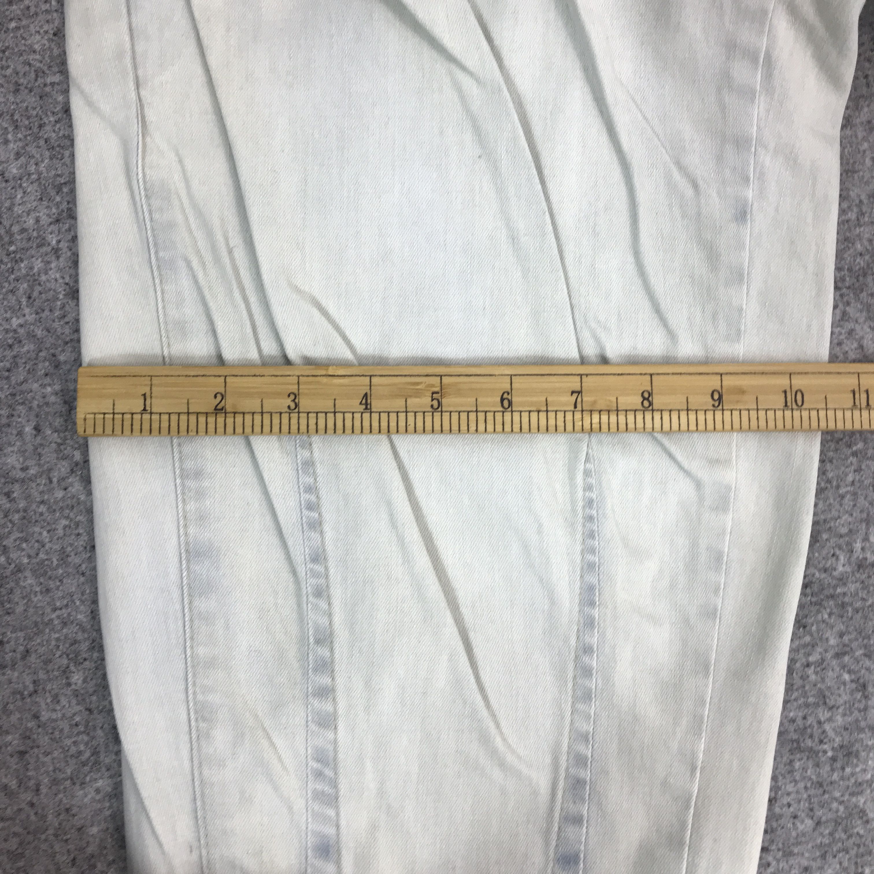Japanese Brand BALLON PANTS PURPLE&YELLOW WIDE DENIM PANTS Size US 28 / EU 44 - 10 Thumbnail