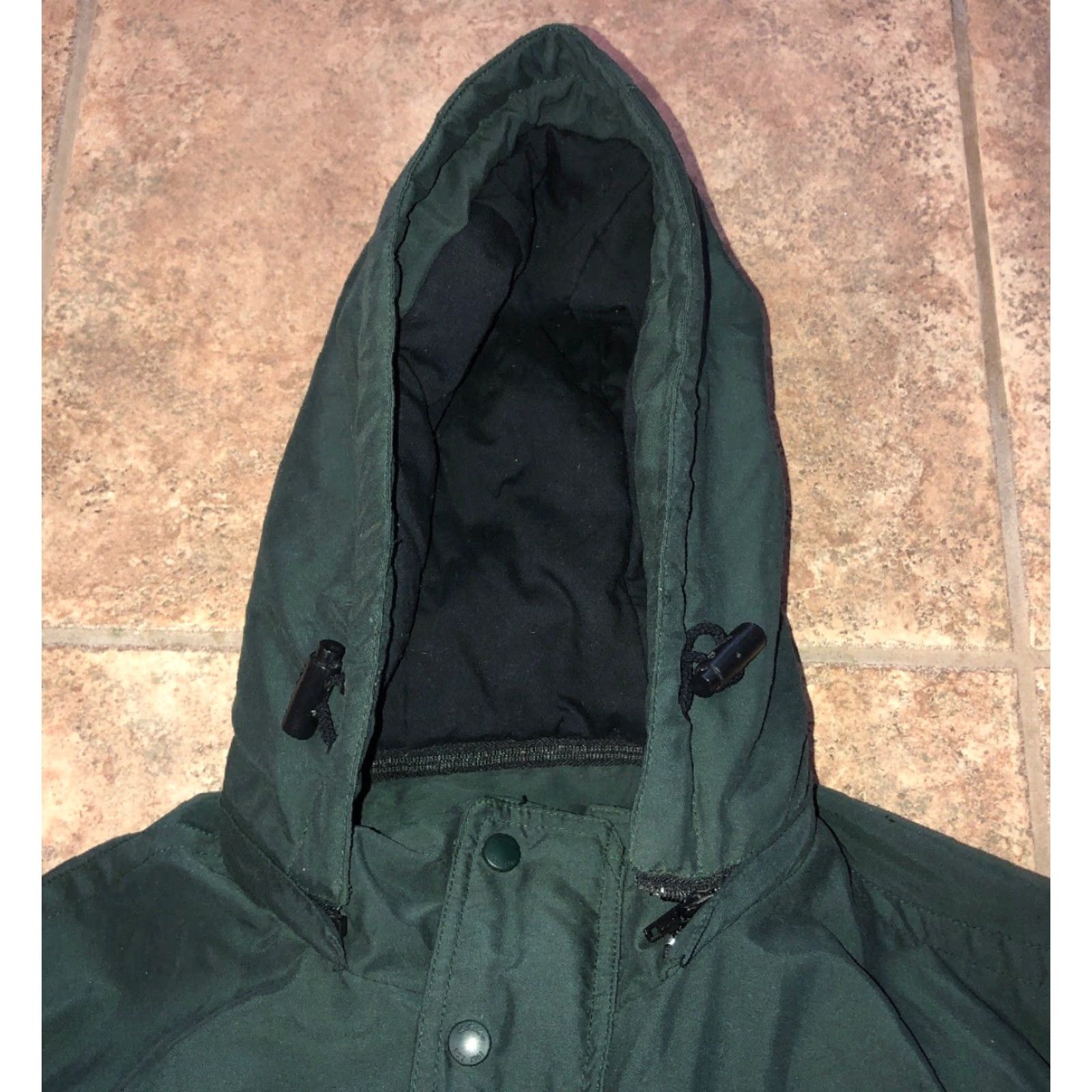 Vintage Cabela’s Mens Green Hooded Thick Full Zip Jacket Size L Size US L / EU 52-54 / 3 - 3 Thumbnail