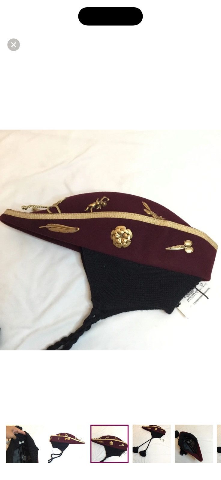Gucci Gucci wool Embellished felt hat with wool Size ONE SIZE - 5 Thumbnail