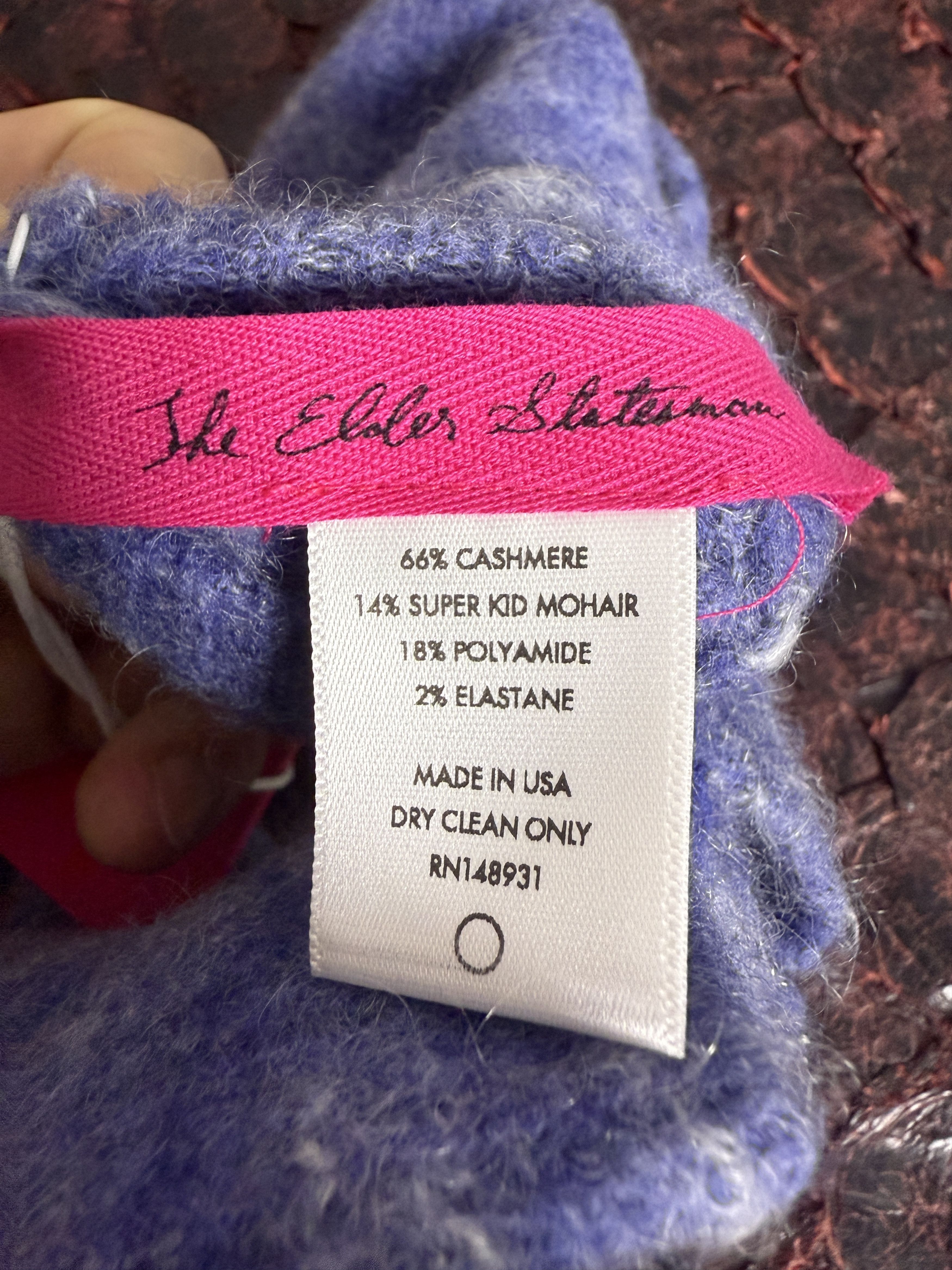 The Elder Statesman $350 The Elder Statesman Cashmere Cornflower Jasper Mittens Size ONE SIZE - 5 Thumbnail