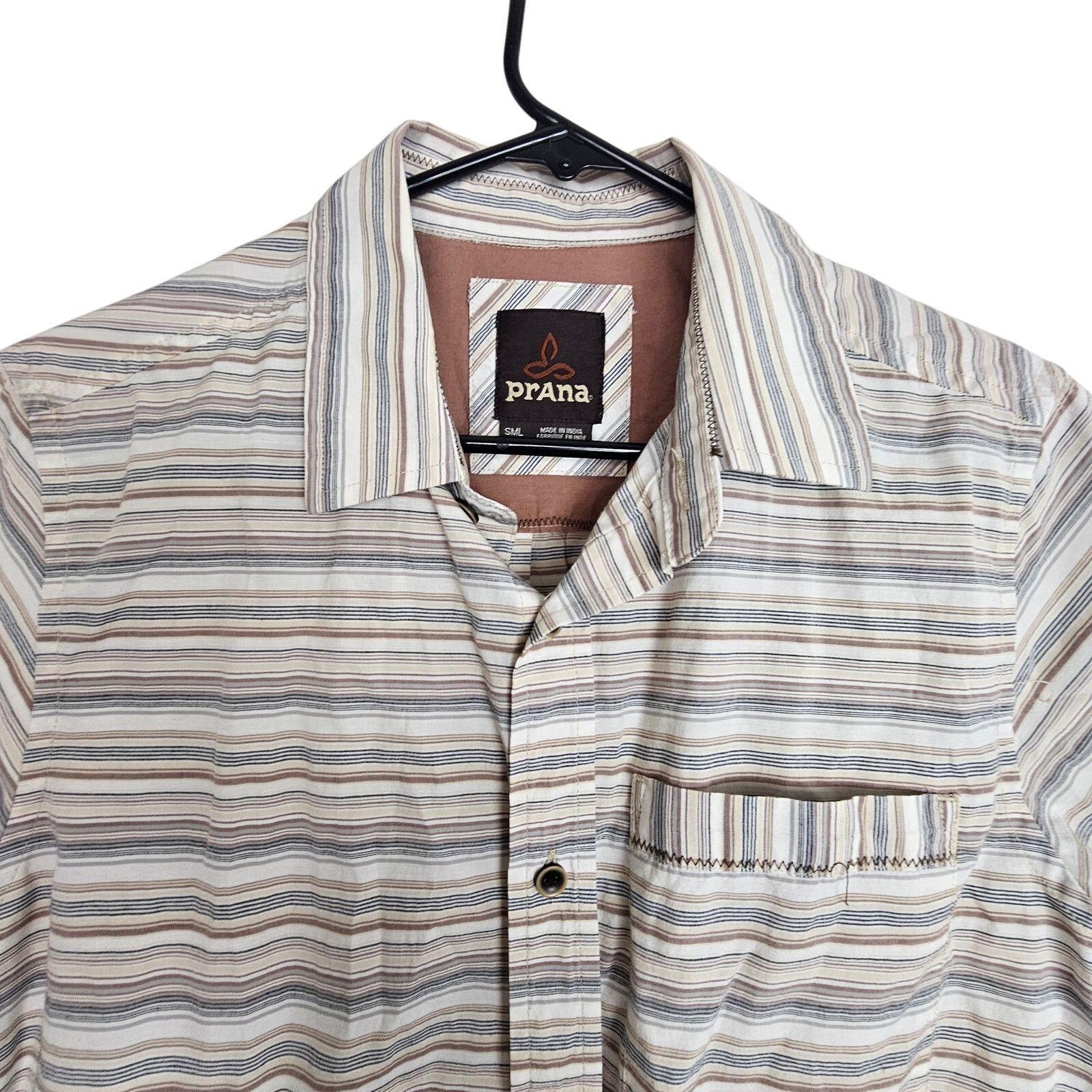 Prana Prana Mens Striped Shirt Size S Casual Gorpcore Outdoor Size US S / EU 44-46 / 1 - 2 Thumbnail