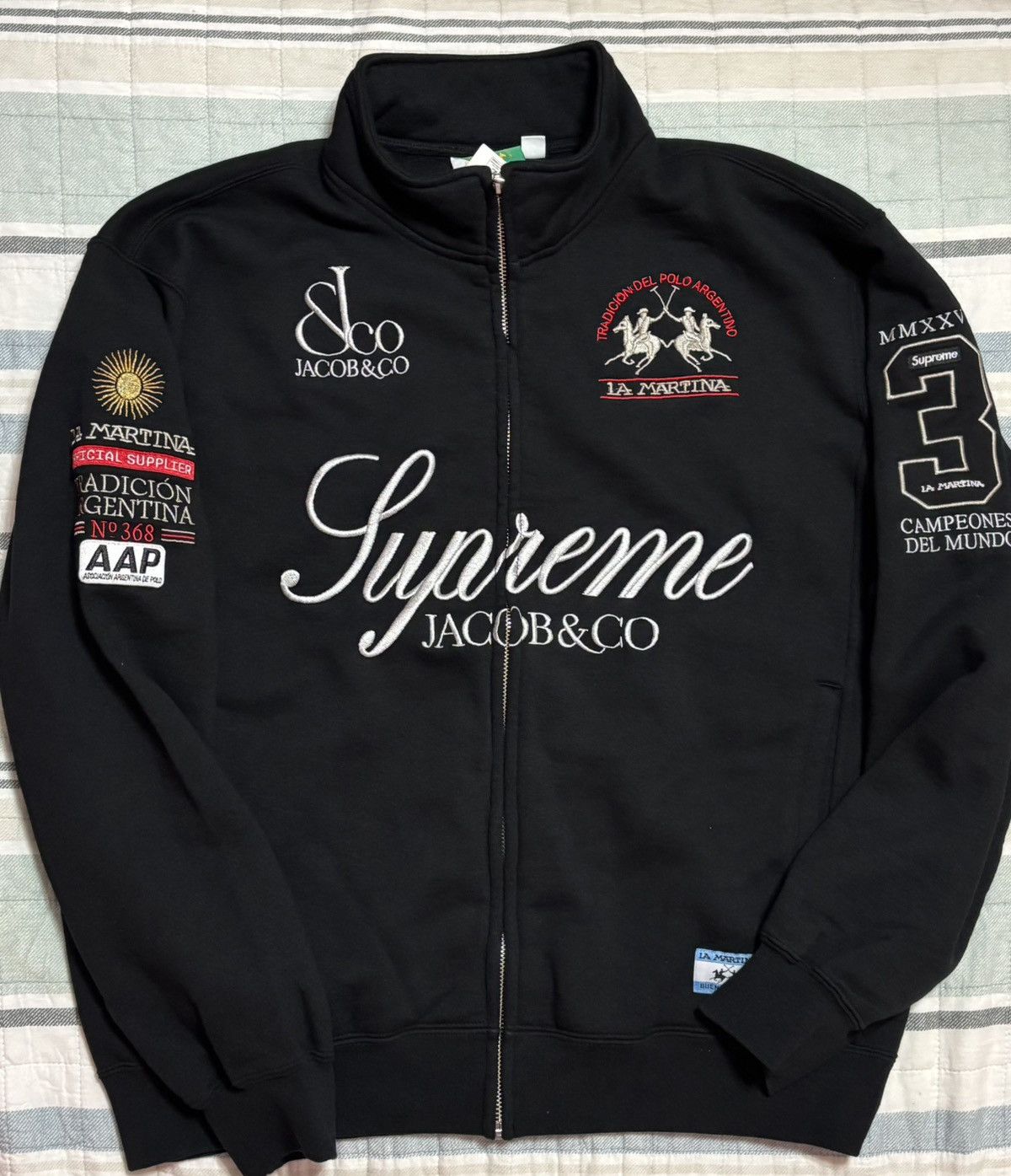 Jacob & Co. × Supreme x LA MARTINA SWEATER & SWEATPANT SET | Grailed