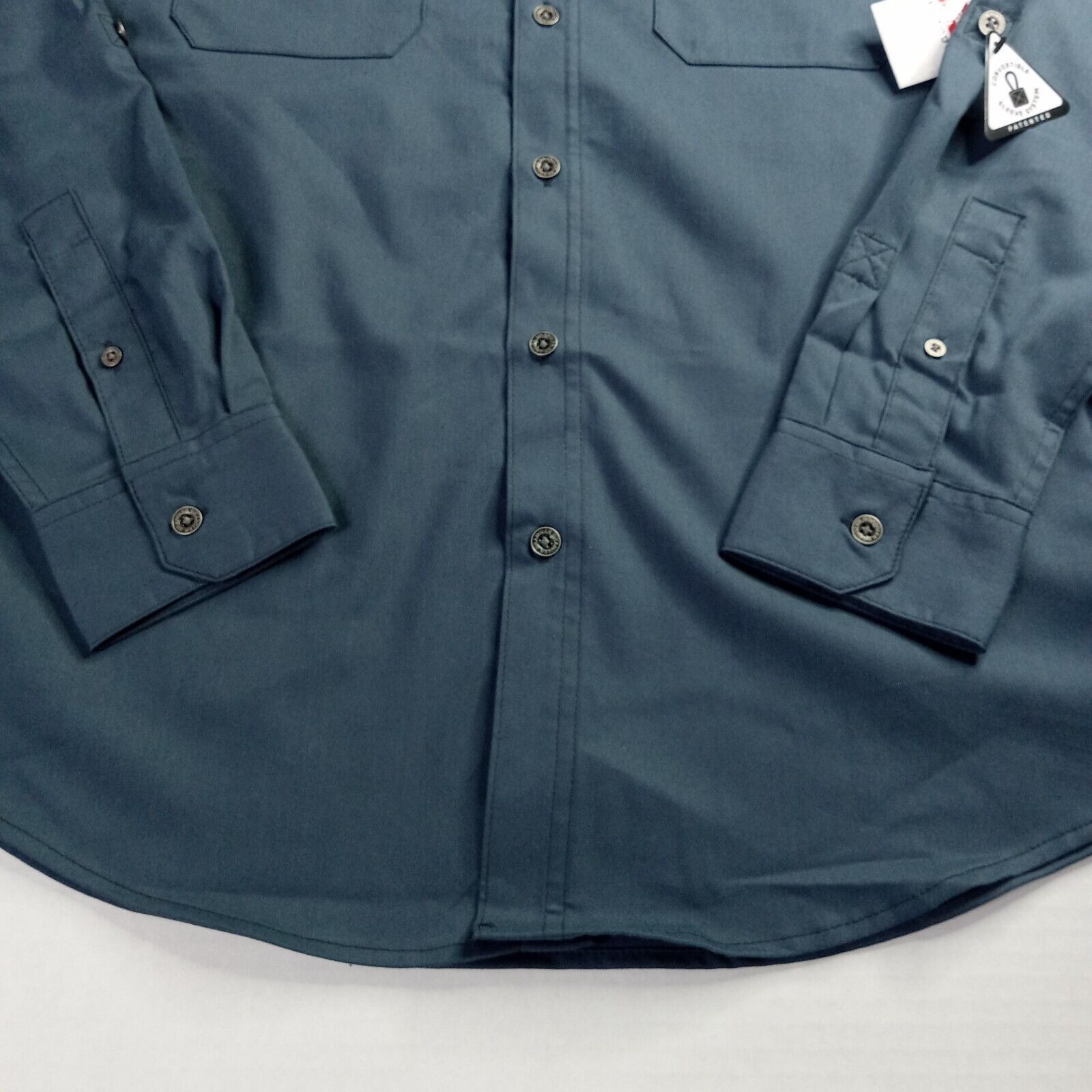 Wrangler Wrangler Shirt Men's S Blue Convertible Sleeves 2-Pockets Size US S / EU 44-46 / 1 - 2 Thumbnail