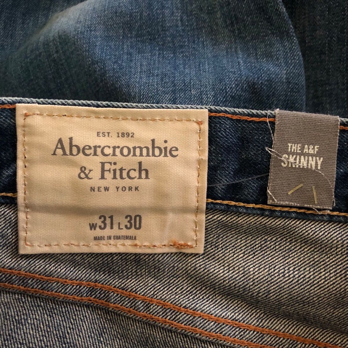 Abercrombie & Fitch Vintage Abercrombie and Fitch Distressed Womenswear Denim Size 33" - 16 Thumbnail