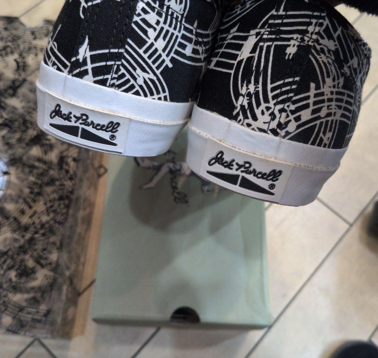 Number (N)ine Number nine × converse 07SS ABOUT A BOY JACK PURCELL US9.5 Size US 9.5 / EU 42-43 - 3 Thumbnail