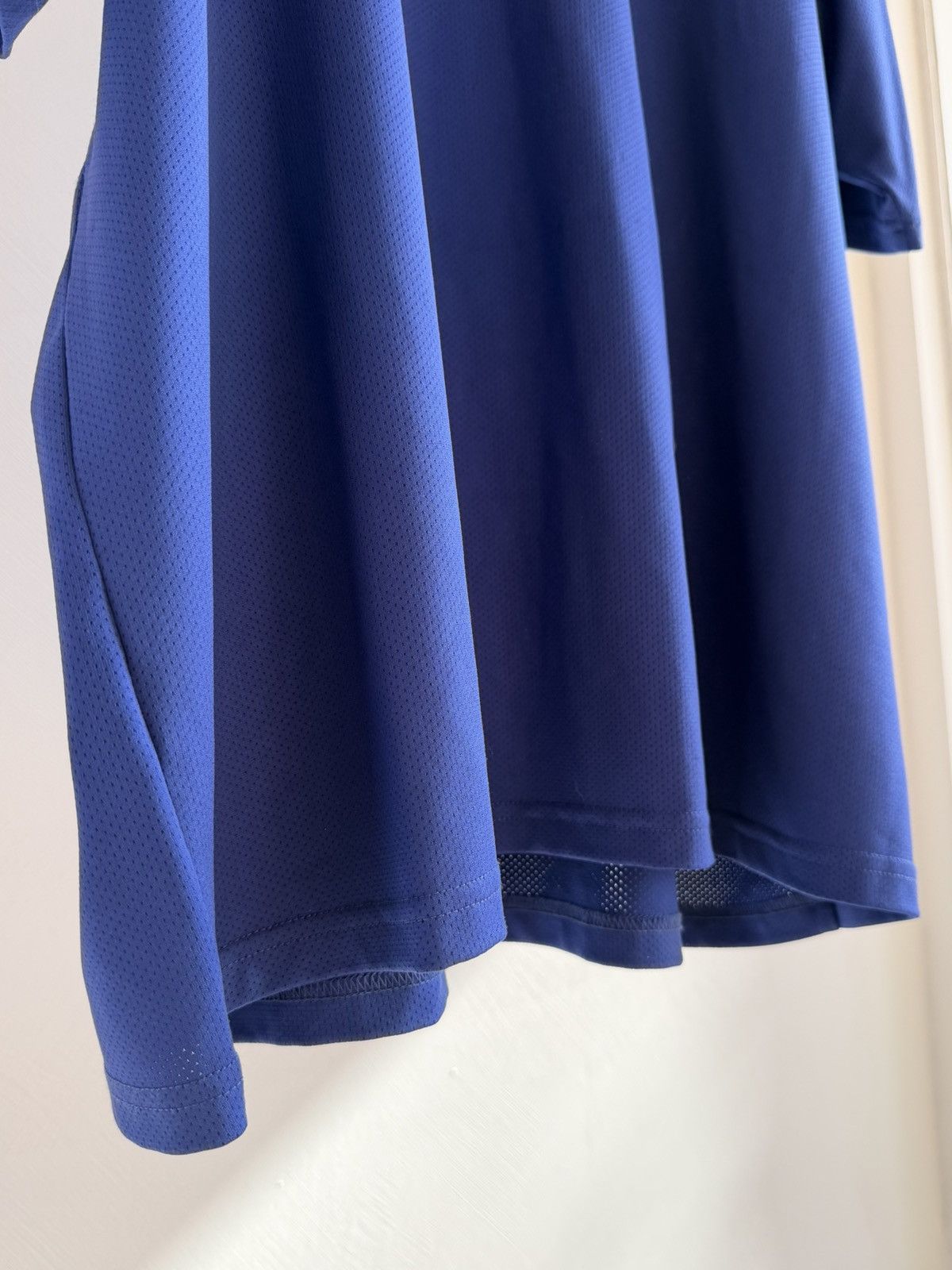 Balenciaga Balenciaga Long Sleeve Technical Mesh Swim Tee Blue Size M Size US M / EU 48-50 / 2 - 6 Thumbnail