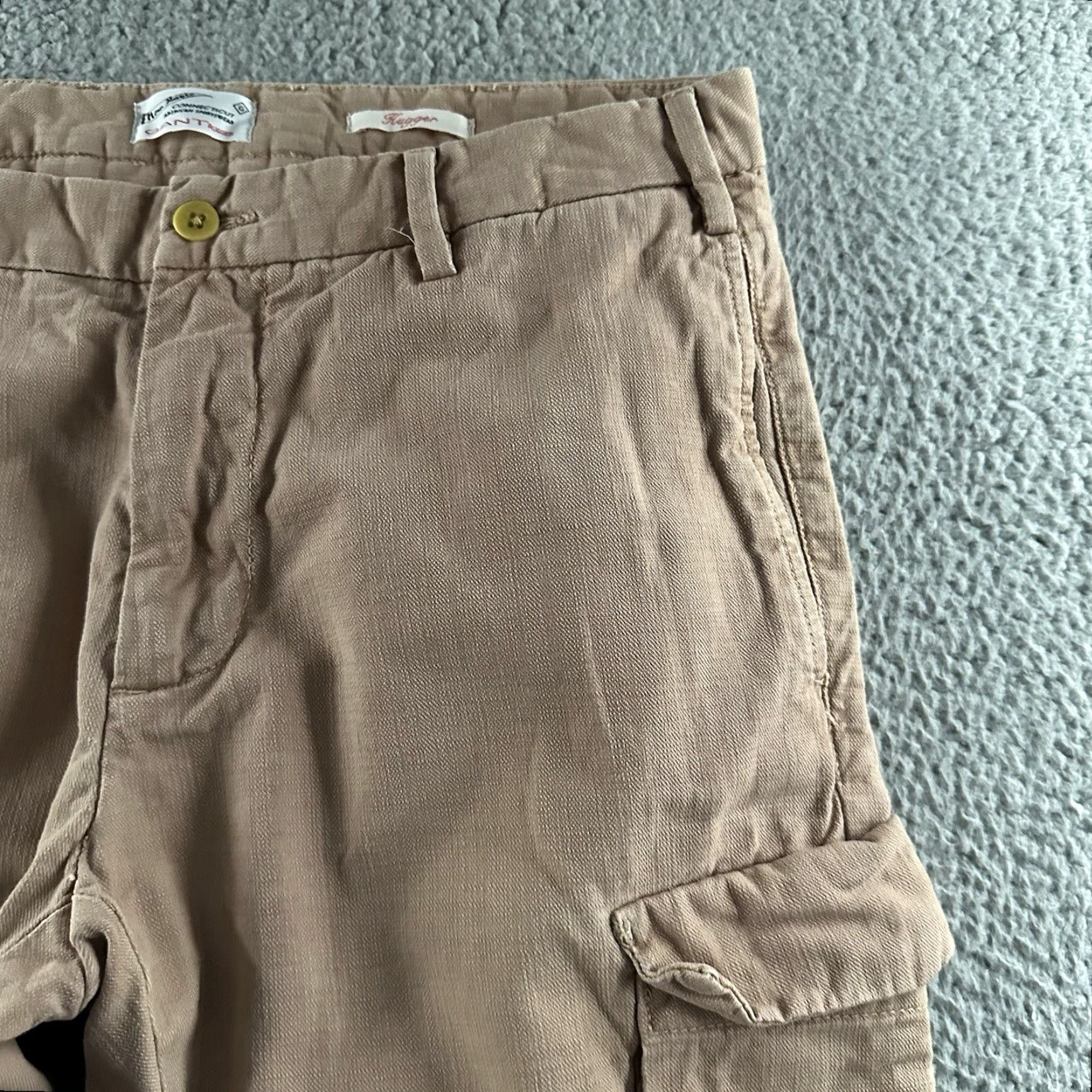 Gant Gant Rugger Mens Pants Pink Size 32x32 Cargo Hugger Canvas 100% Cotton Mens Size US 32 / EU 48 - 4 Thumbnail