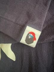 Bape BAPE Ape Crossbones College Tee Navy Size US XL / EU 56 / 4 - 5 Thumbnail