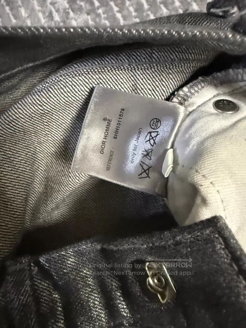 Dior Dior Silver Brushed Claw Denim Pants i Size US 28 / EU 44 - 4 Thumbnail