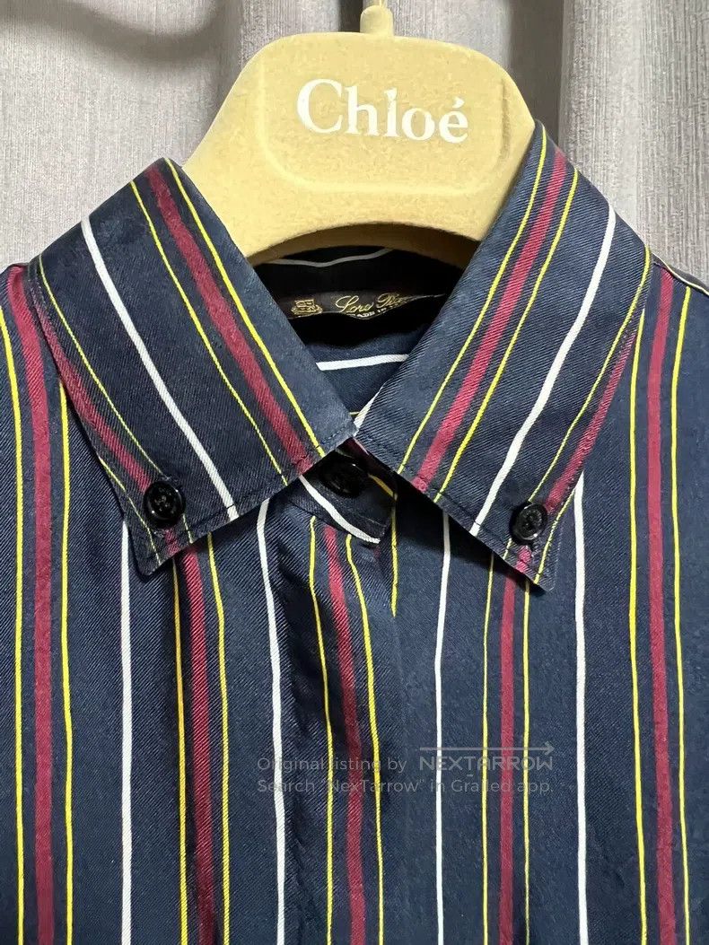 Loro Piana Loro Piana Heavyweight silk striped shirt Size XS / US 0-2 / IT 36-38 - 4 Thumbnail