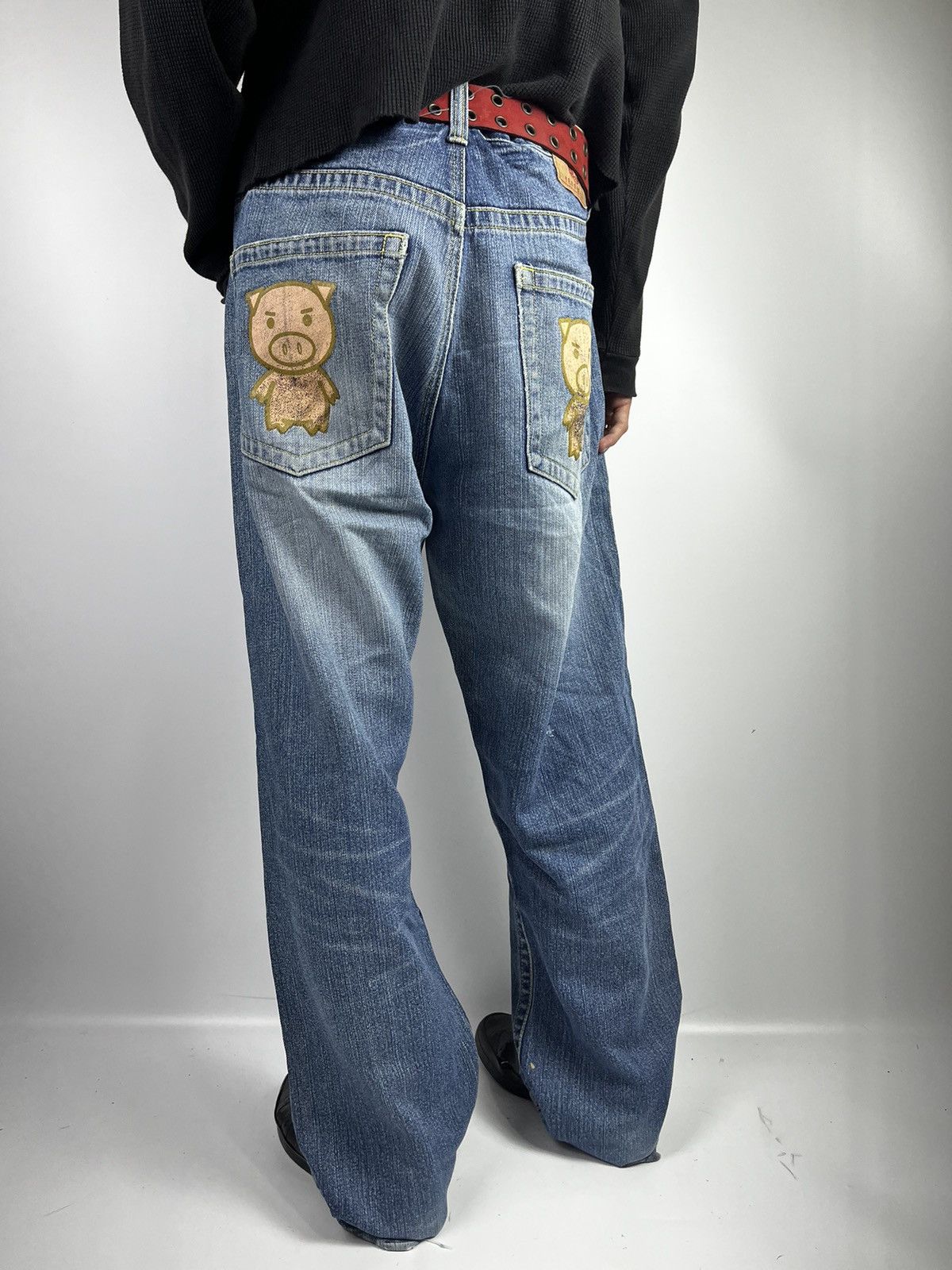 Beauty Beast × Hysteric Glamour × Japanese Brand Japanese brand pig jeans pant Size US 29 - 14 Thumbnail