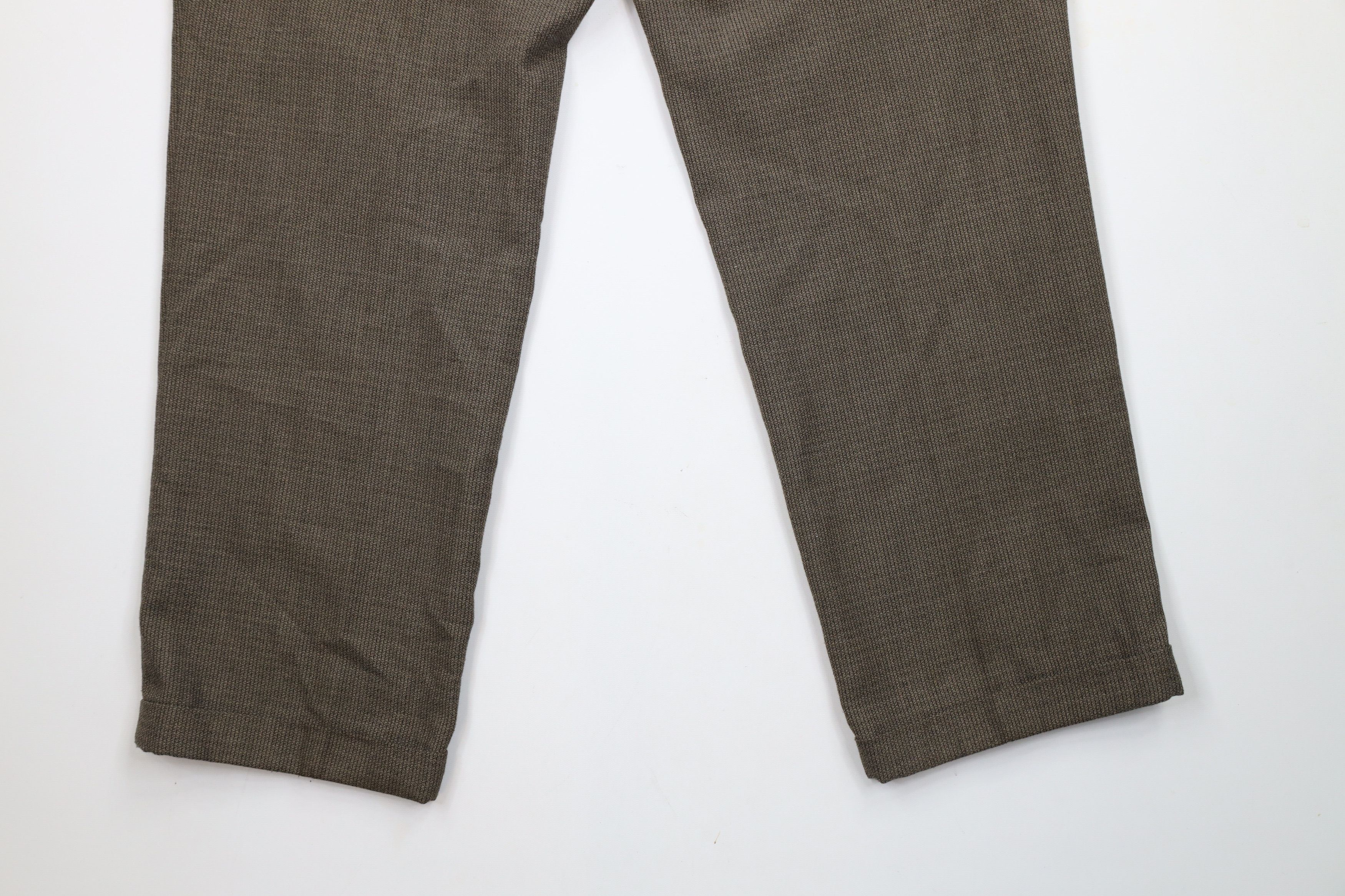 Vintage Vintage 90s Streetwear Cuffed Wide Leg Chino Pants Brown Size US 34 / EU 50 - 11 Thumbnail