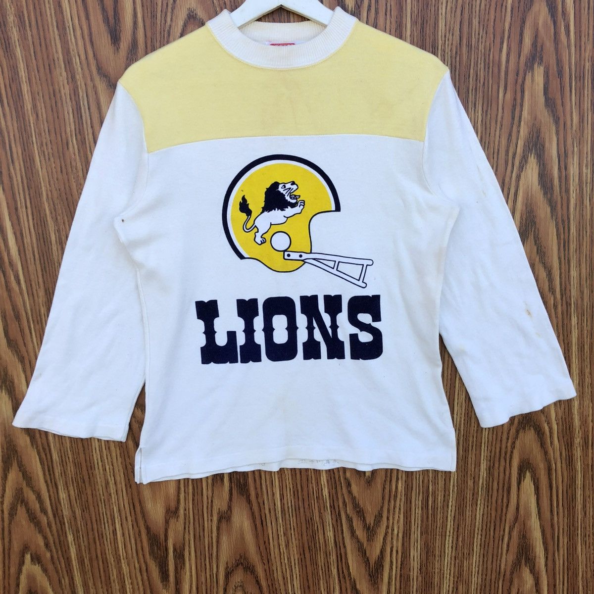 Vintage Vintage 80s Minna Club Lions long Sleeve shirt football Size S / US 4 / IT 40 - 4 Thumbnail