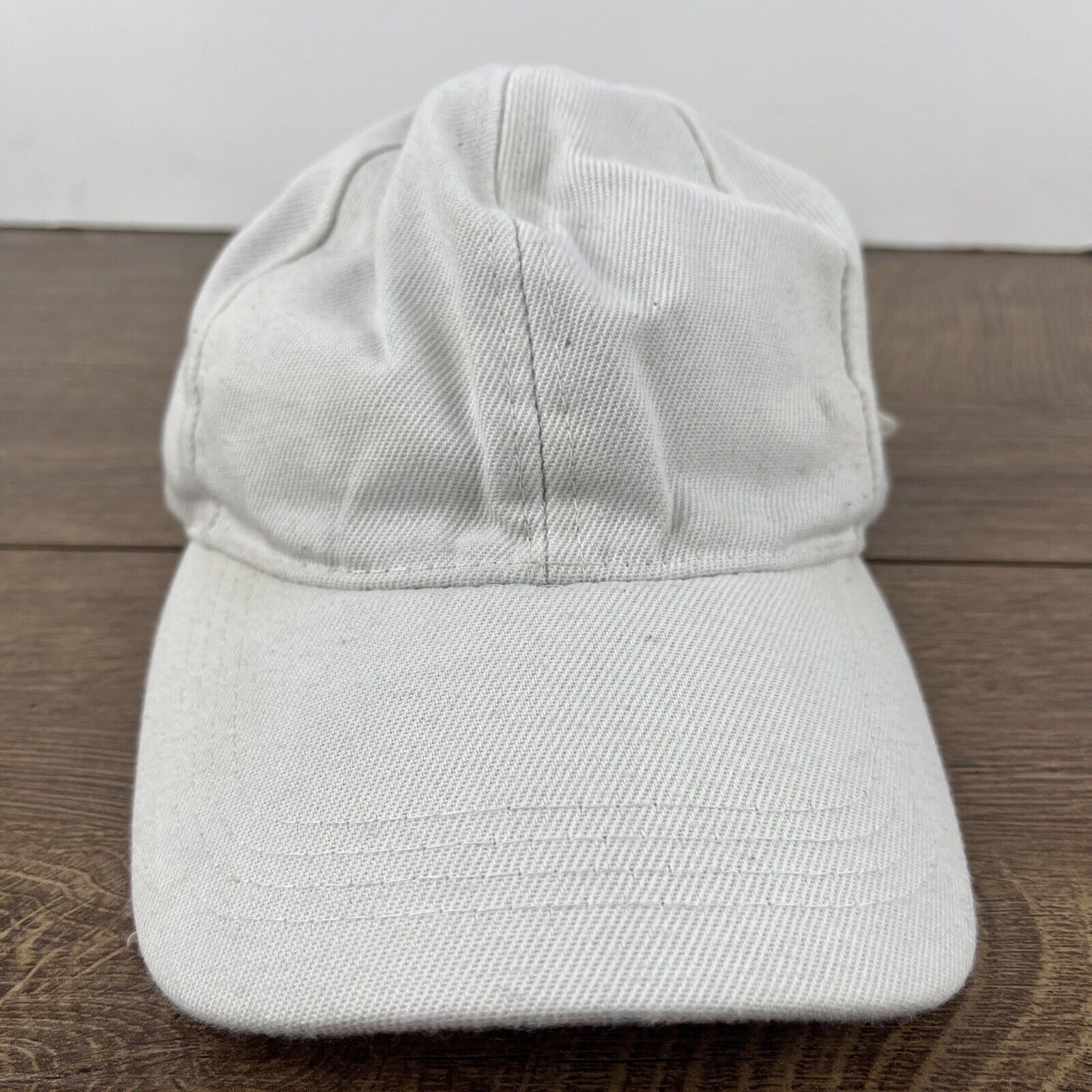 Other White Baseball Hat Adjustable Adult Size Hat Cap Size ONE SIZE - 2 Thumbnail