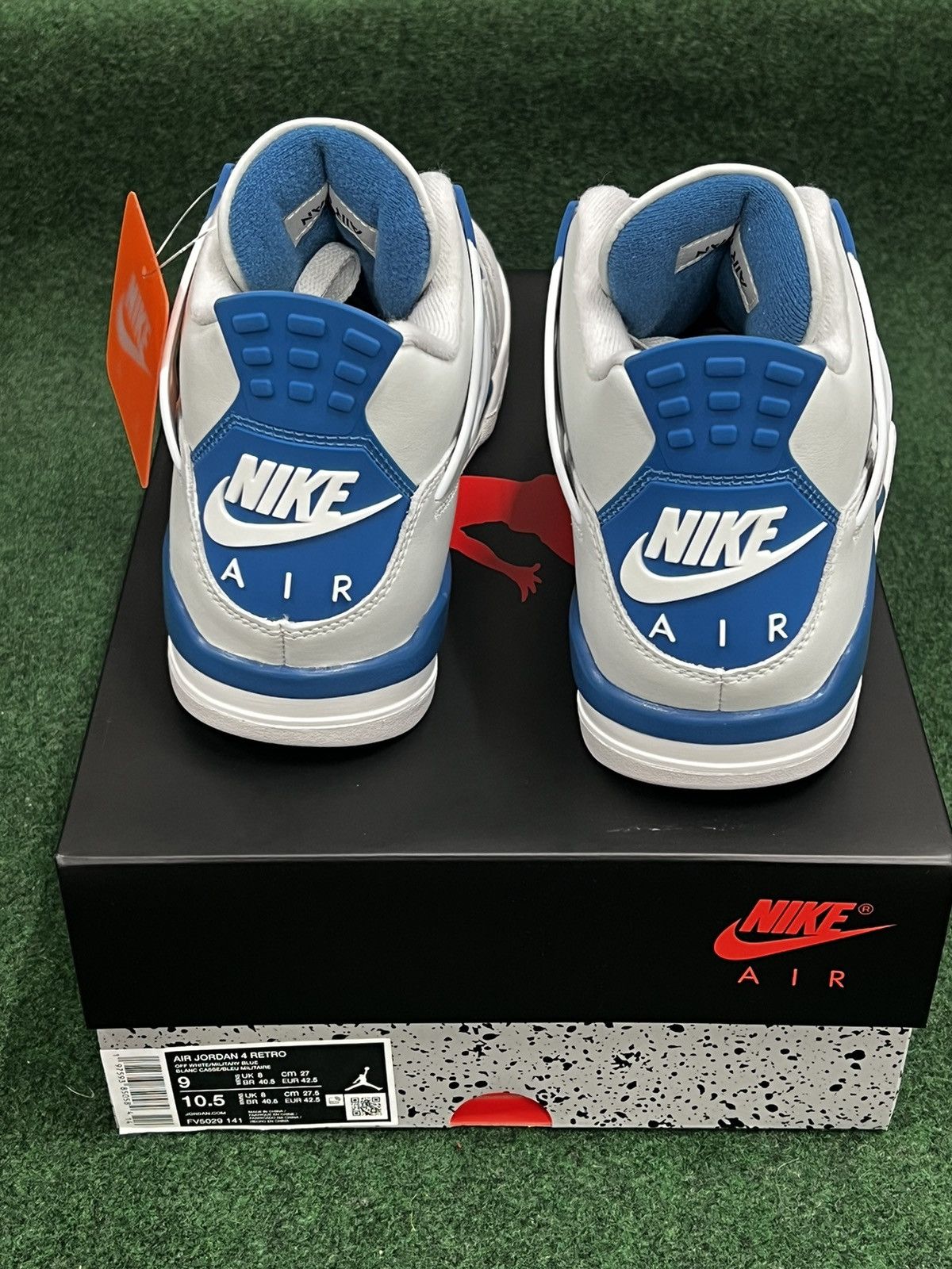 Jordan Brand Air Jordan 4 Retro Military Blue Size US 9 / EU 42 - 3 Thumbnail