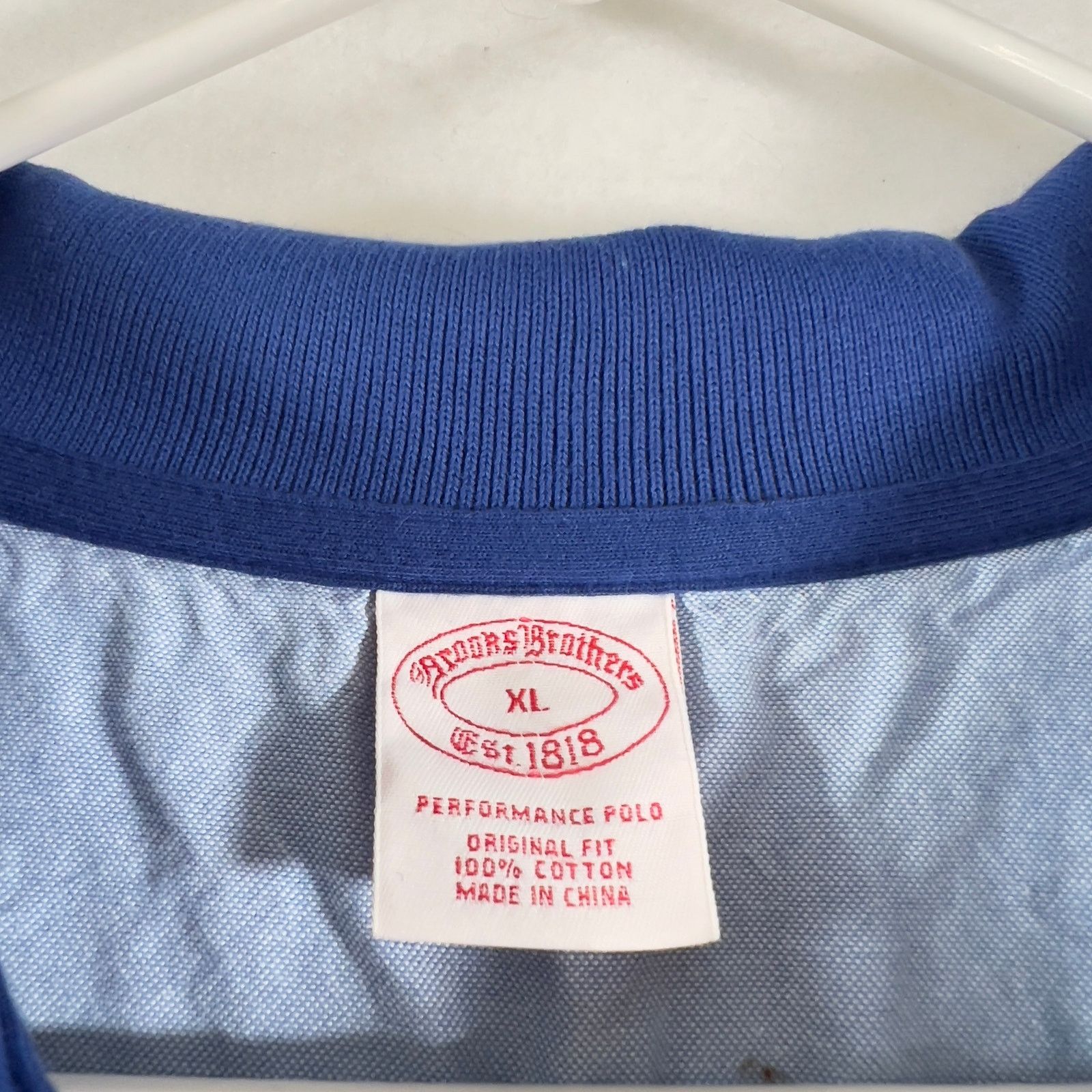 Brooks Brothers Brooks Brothers Performance Polo Shirt Men's XL Golf Resort Size US XL / EU 56 / 4 - 2 Thumbnail