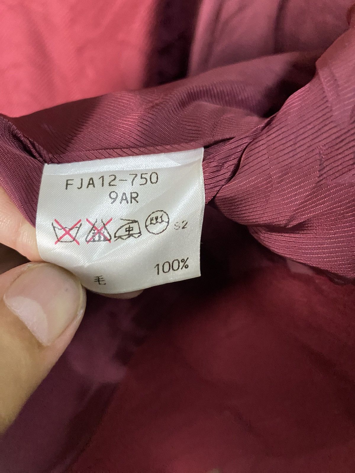 Burberry Vintage Burberrys Red Blazer Size 38R - 8 Thumbnail