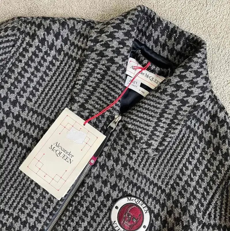 Alexander McQueen Alexander McQueen Gray Wool Men's Long Sleeve Sweatshirt . Size US M / EU 48-50 / 2 - 2 Thumbnail