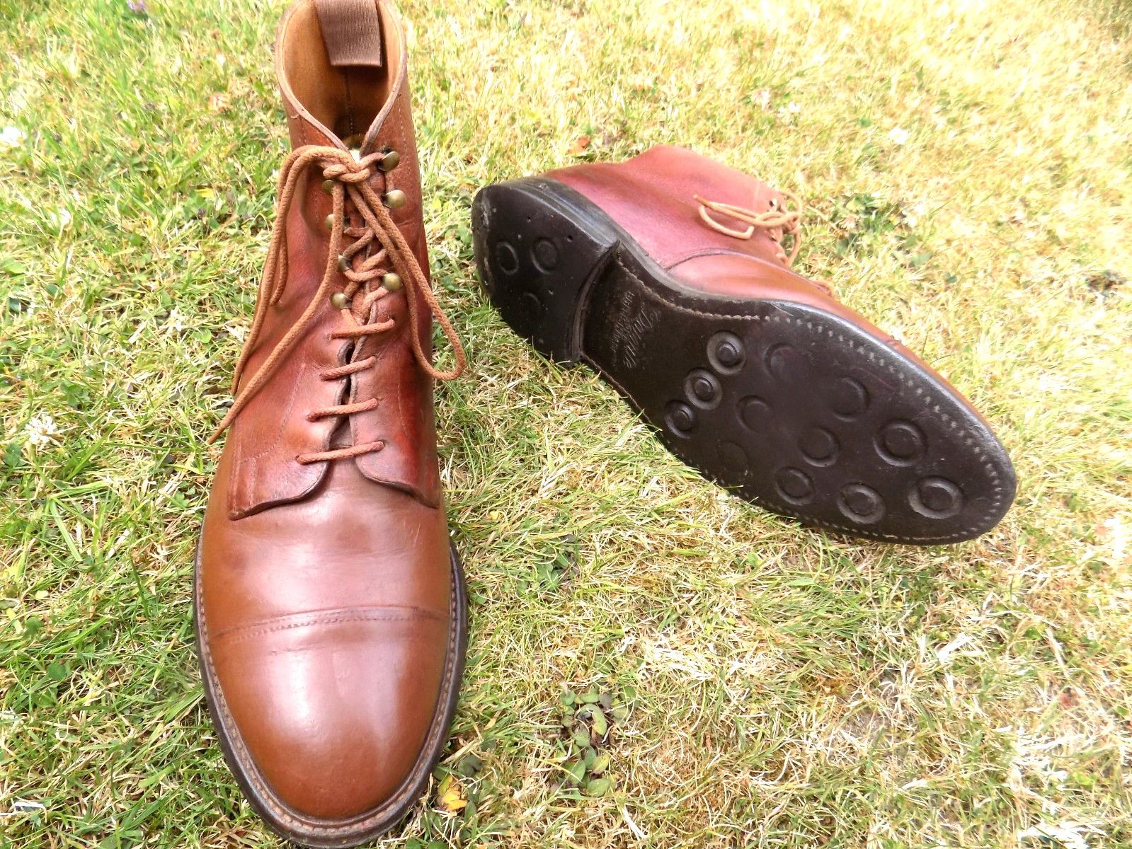 Crockett & Jones Coniston Boots UK 8.5 Tan - Wide Fit