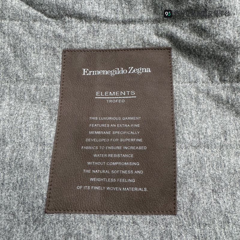 Ermenegildo Zegna Zegna FW22 Solid Collar Zip Long. Size US S / EU 44-46 / 1 - 4 Thumbnail