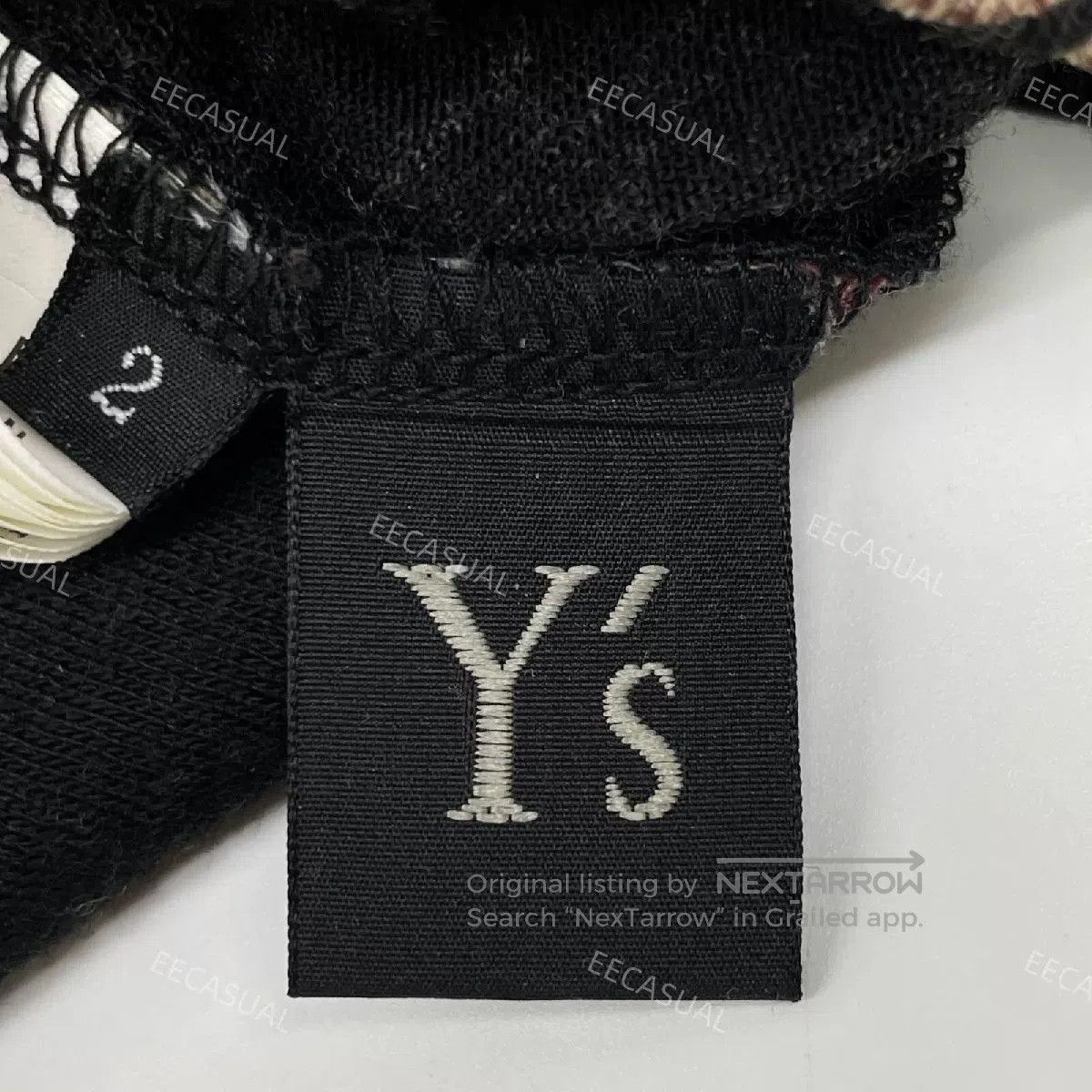 Y's Yohji Yamamoto Red Black Wool Top. Size M / US 6-8 / IT 42-44 - 9 Thumbnail