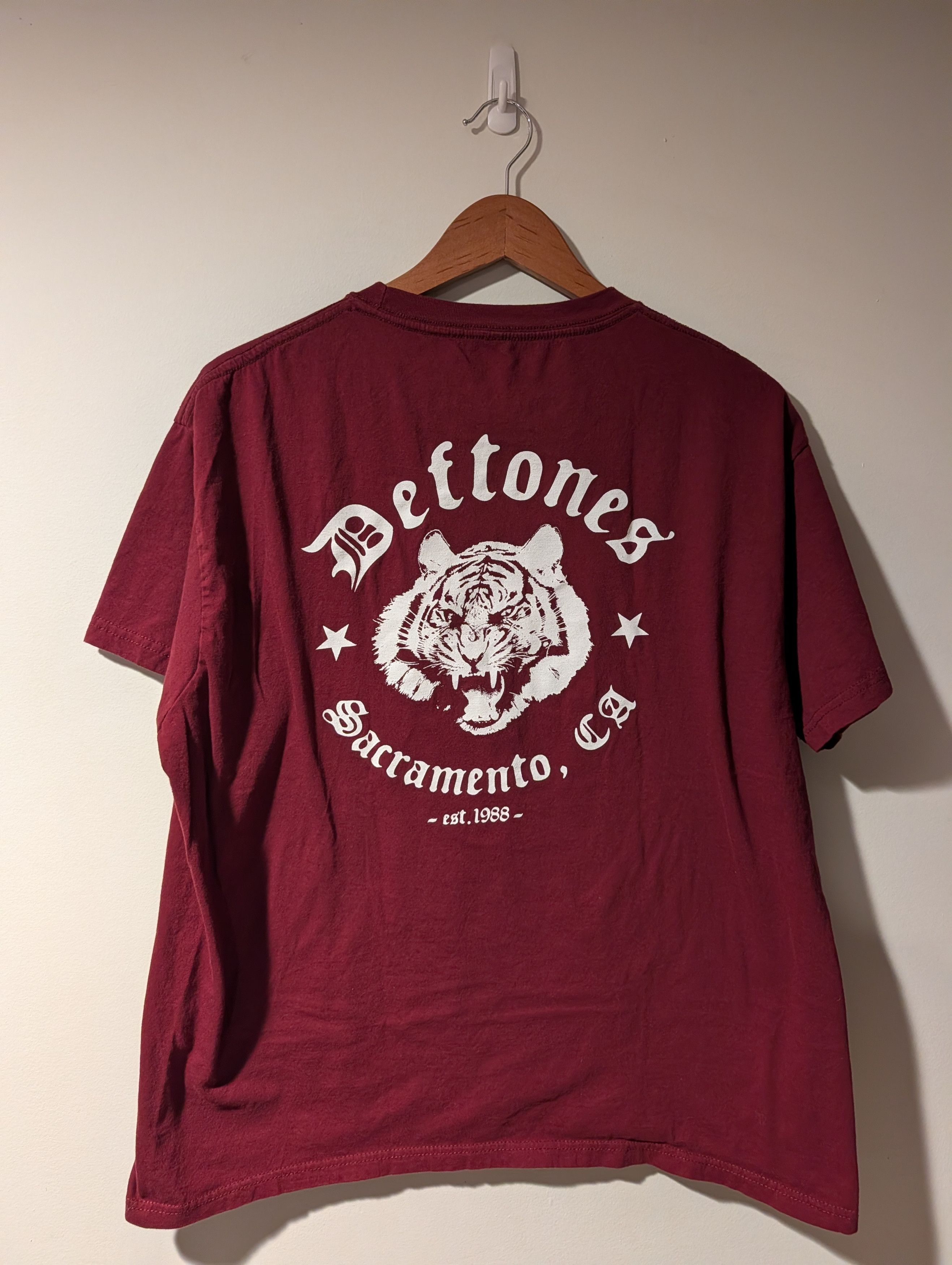 Band Tees DEFTONES T-Shirt Tiger Sacramento CA Est 1988 Rock Band Tee Size US XL / EU 56 / 4 - 4 Thumbnail