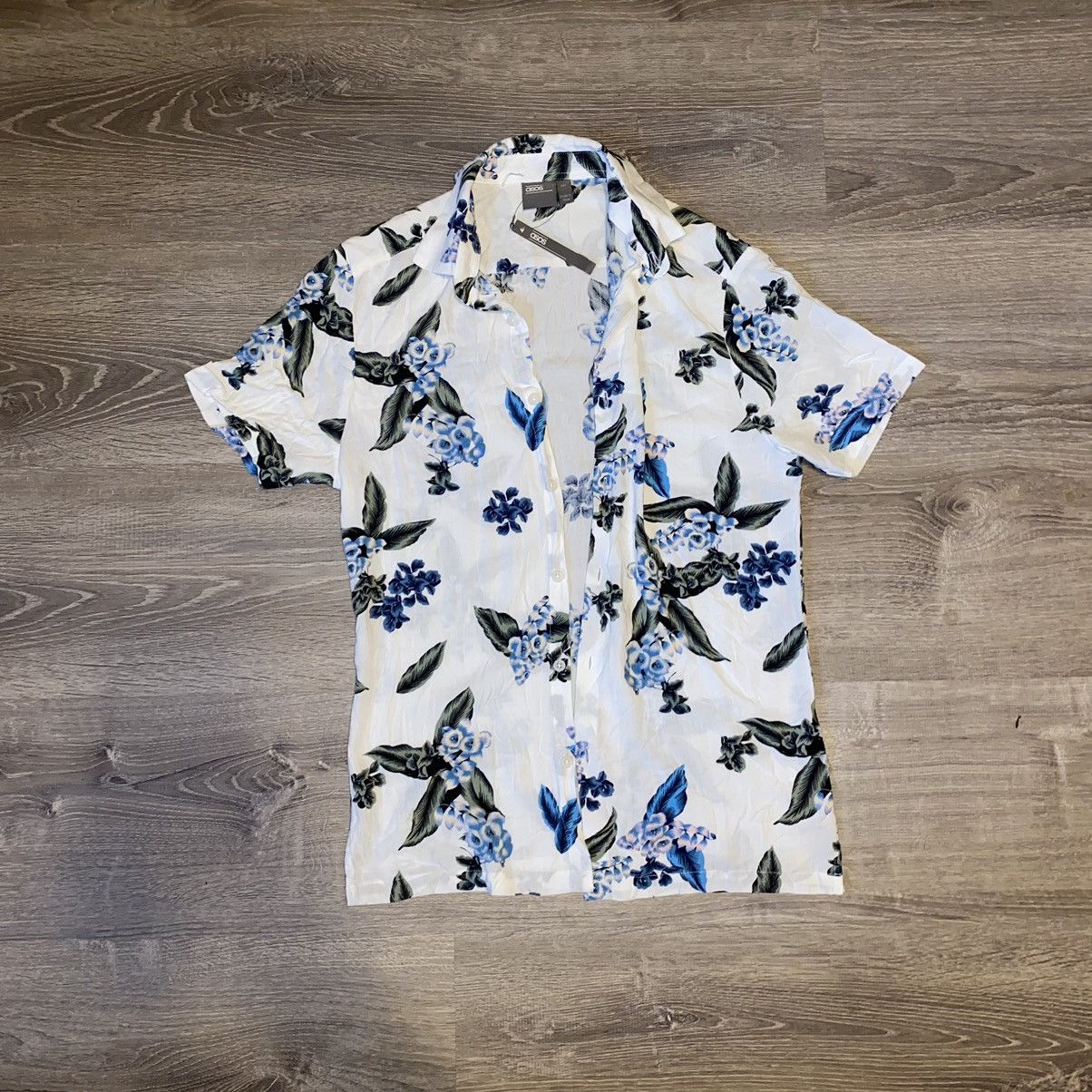 Asos ASOS Floral Shirt Size US XS / EU 42 / 0 - 2 Thumbnail