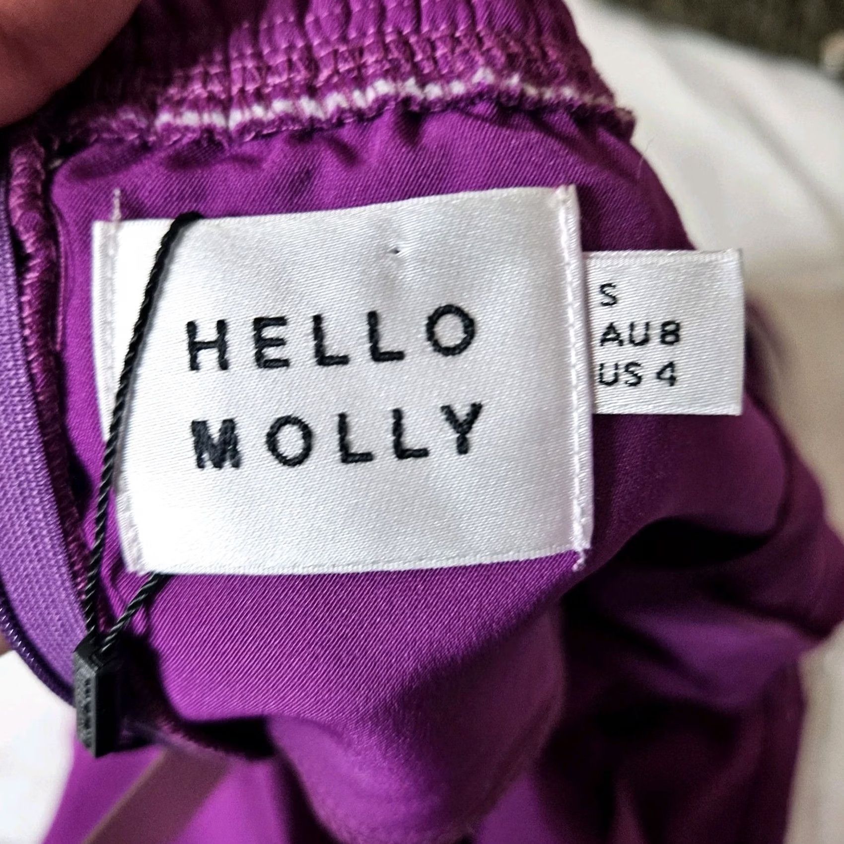 Vintage Hello Molly Strapless Off The Shoulder Cocktail/Party Jumper Women’s Sz S NWT Size 28" / US 6 / IT 42 - 7 Thumbnail