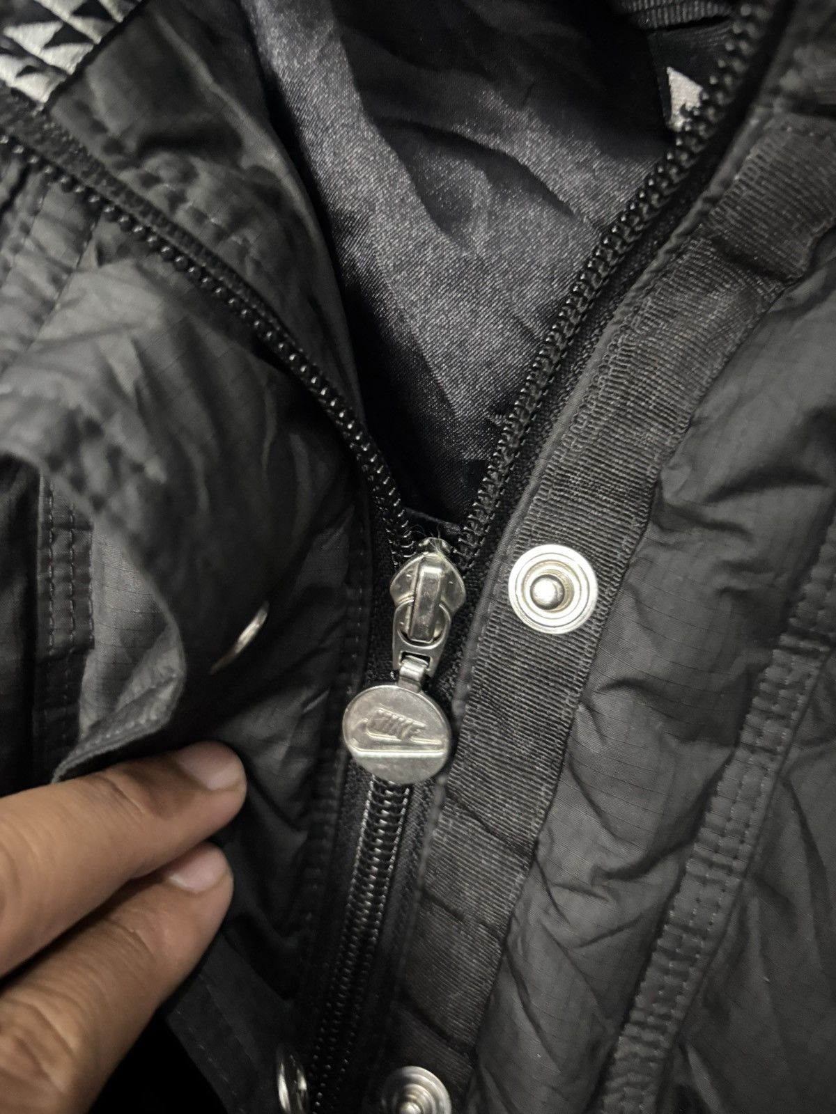 Nike Nike fur jacket hooded black Size US S / EU 44-46 / 1 - 5 Thumbnail