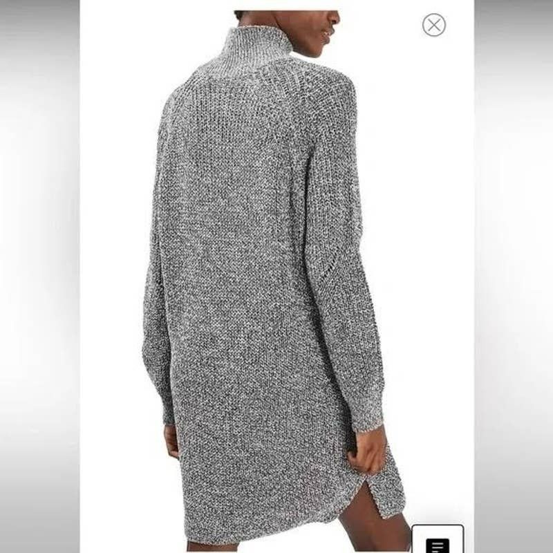 Topshop Topshop | Women’s Grunge Funnel Neck Sweater Dress | US 4 Size S / US 4 / IT 40 - 3 Thumbnail