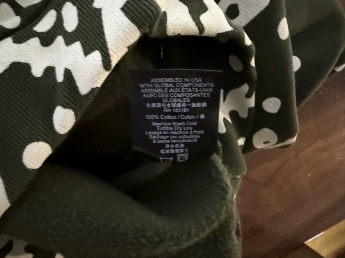 RHUDE Bandana-Print Hoodie Green Hooded Sweatshirt Size