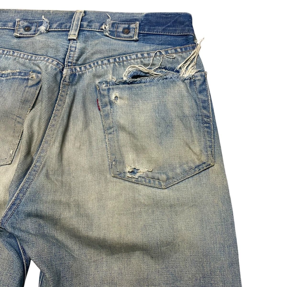 Levi's Vintage Levis 501 Big E Hidden Rivet Denim Selvedge Jeans Size US 30 / EU 46 - 15 Thumbnail