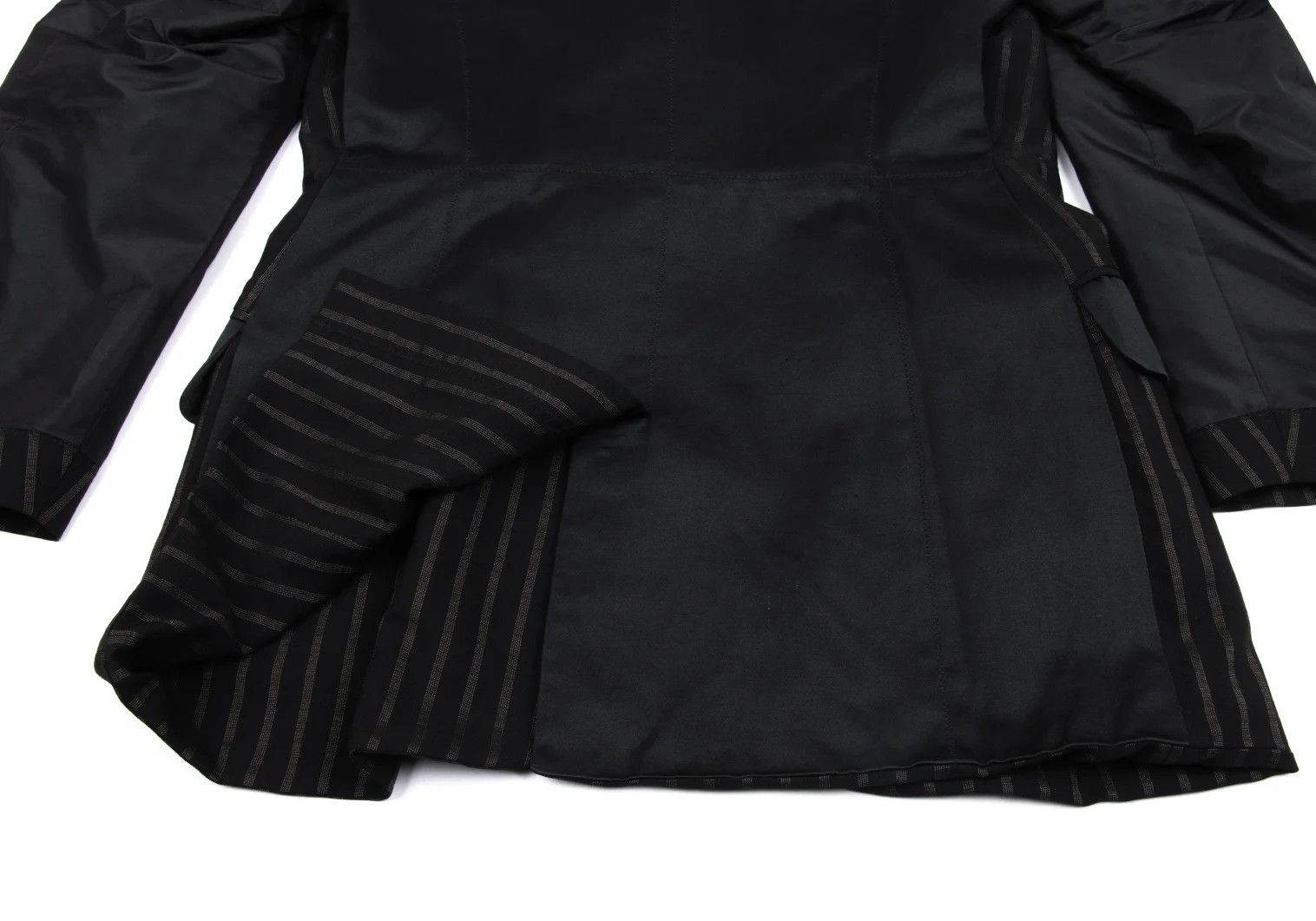 Jean Paul Gaultier Inside-Out Striped Jacket in Black Size 48 Size US M / EU 48-50 / 2 - 13 Thumbnail