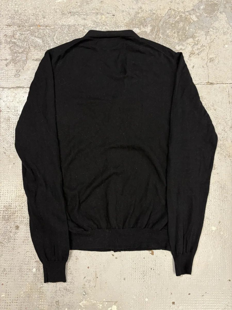 Designer × Prada × Vintage Prada Black Minimalist Cardigan Sweater Size US S / EU 44-46 / 1 - 4 Thumbnail
