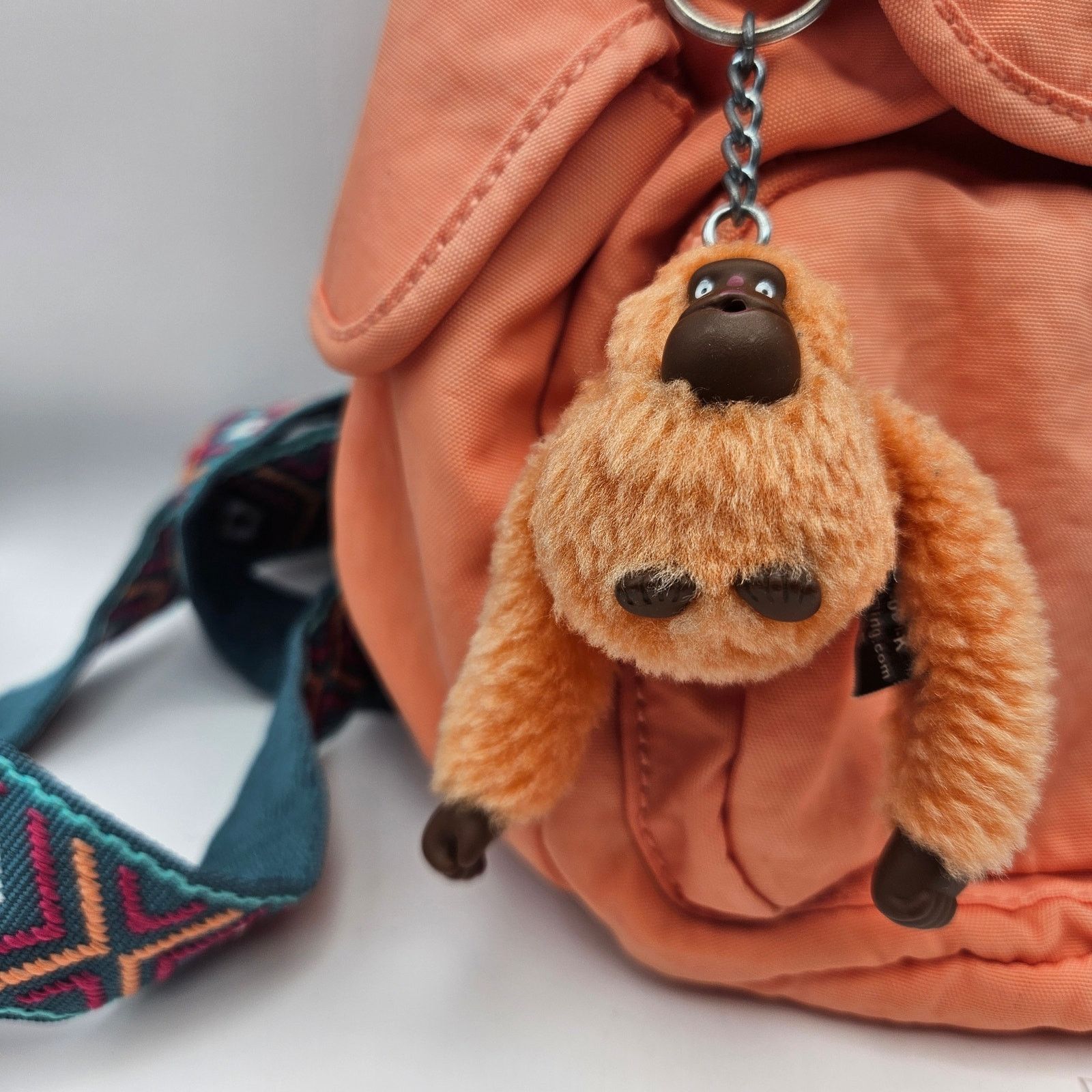 Other RARE KIPLING MINI BACKPACK PEACH W/ CHIMP ATTACHED GOOD Size ONE SIZE - 2 Thumbnail