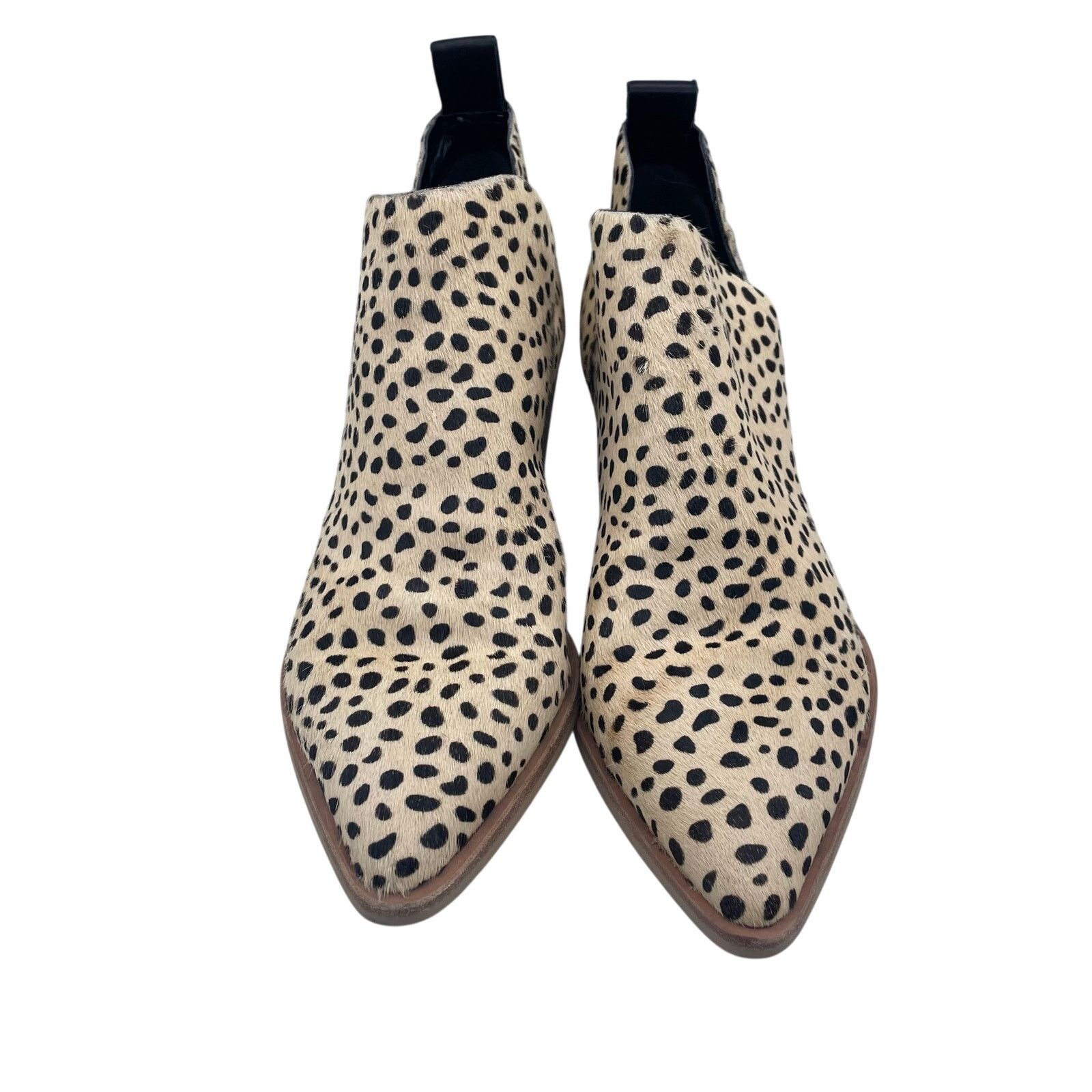 Dolce Vita Dolce Vita Sonni Bootie Fur Calf Hair Pointed Leopard 7 Size US 7 / IT 37 - 3 Thumbnail