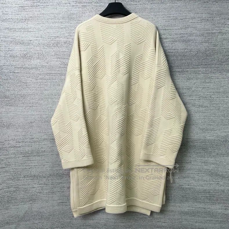 Hermes Hermes Relief H Logo Knit Cloak Coat Size XS / US 0-2 / IT 36-38 - 4 Thumbnail